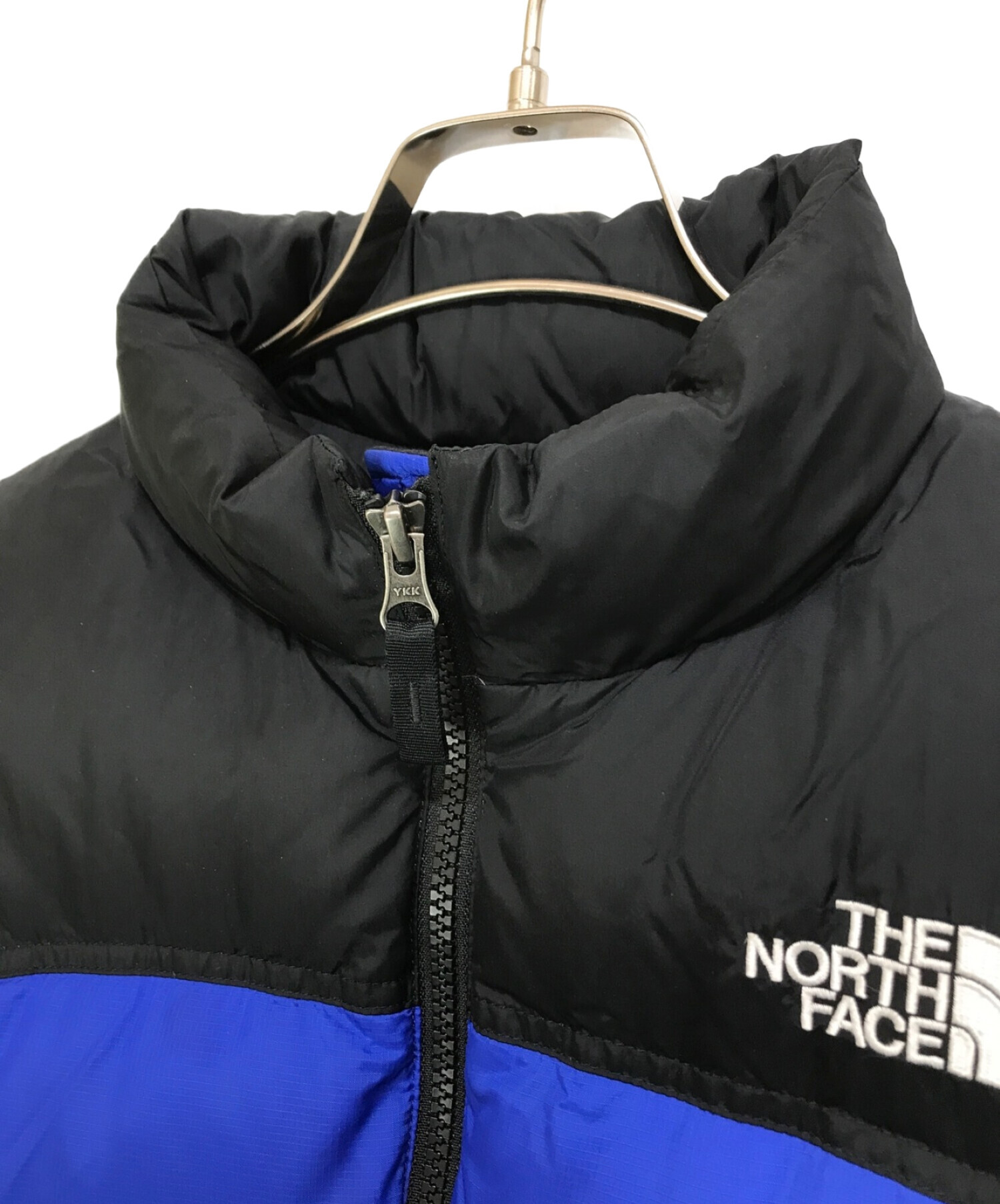 中古・古着通販】THE NORTH FACE (ザ ノース フェイス) ヌプシジャケット ブラック×ブルー サイズ:130｜ブランド・古着通販  トレファク公式【TREFAC FASHION】スマホサイト