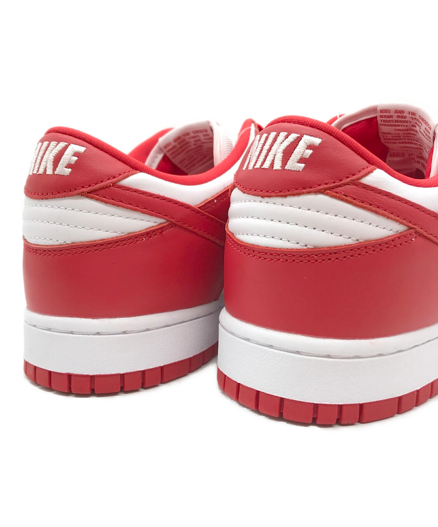 NIKE DUNK LOW SP WHITE / UNIVERSITY REDダンク