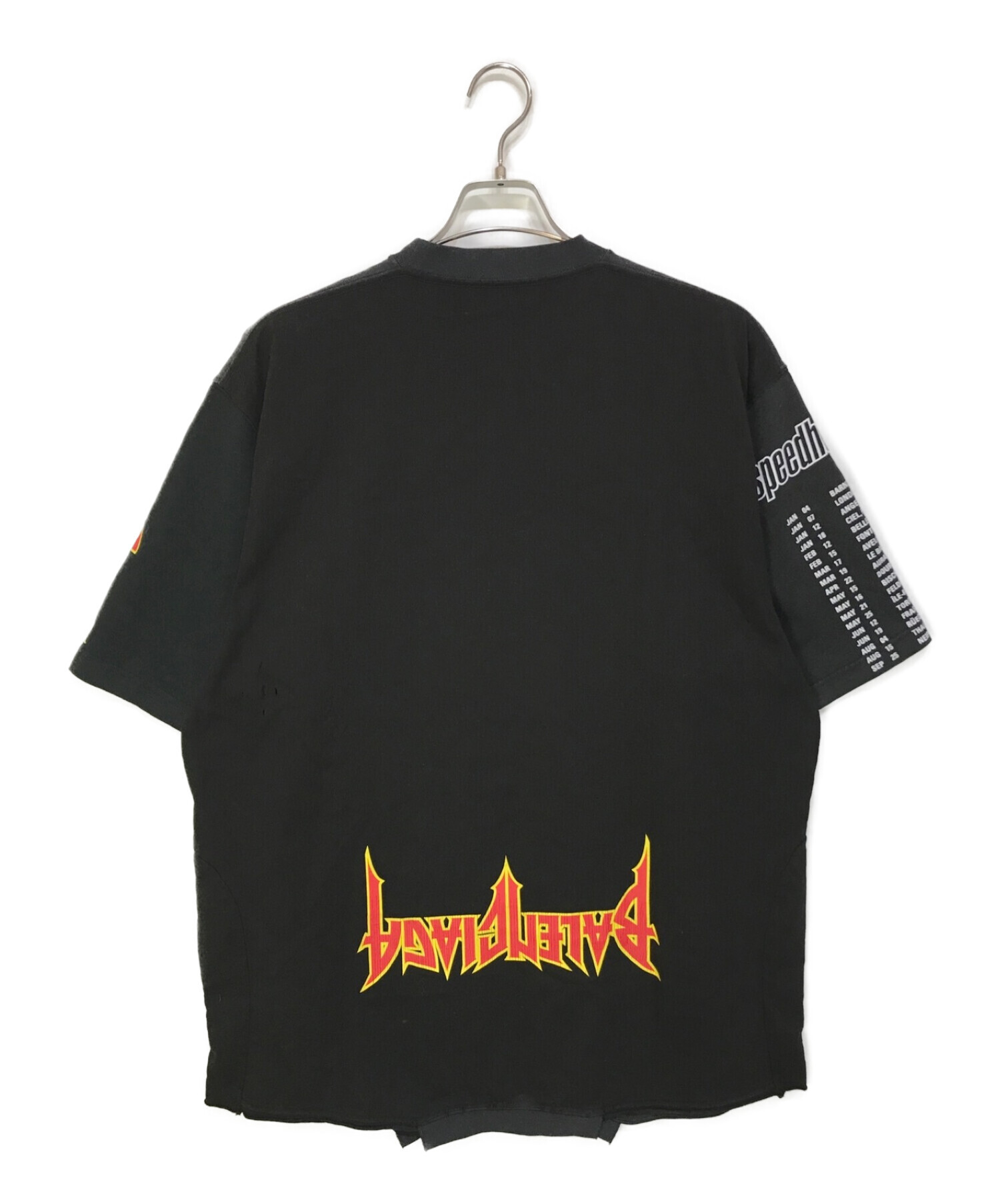 BALENCIAGA (バレンシアガ) 22SS Speed Hunter Upside Down Oversized Tee ブラック サイズ:3