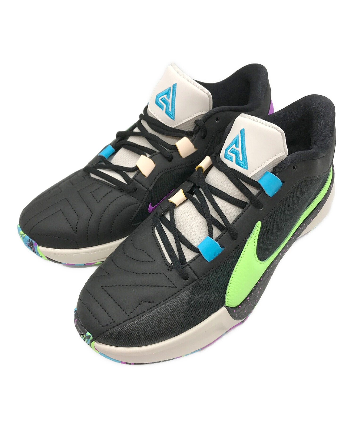 中古・古着通販】NIKE (ナイキ) ZOOM FREAK 5 ブラック×パープル