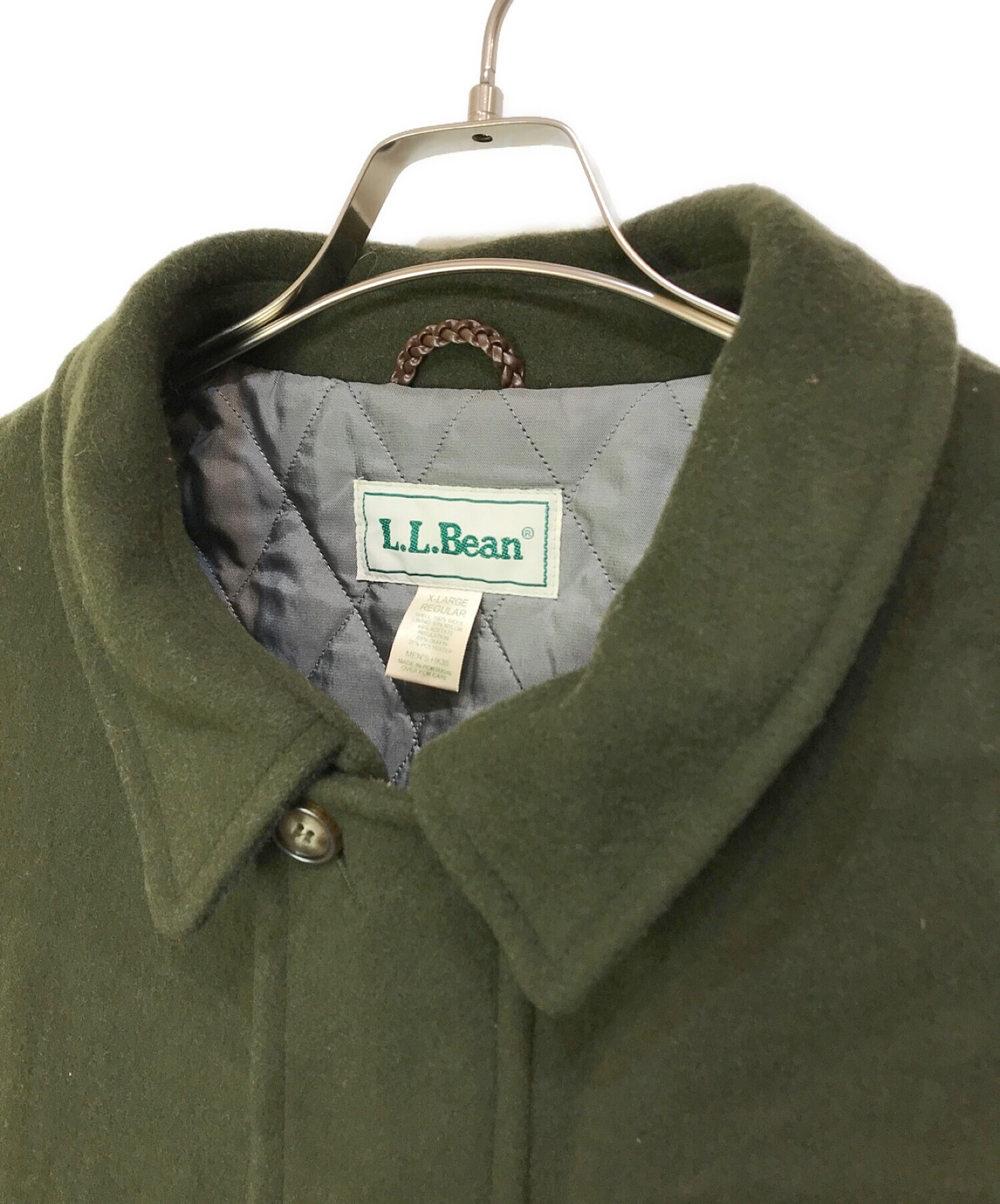 中古・古着通販】L.L.Bean (エルエルビーン) 中綿ウールコート