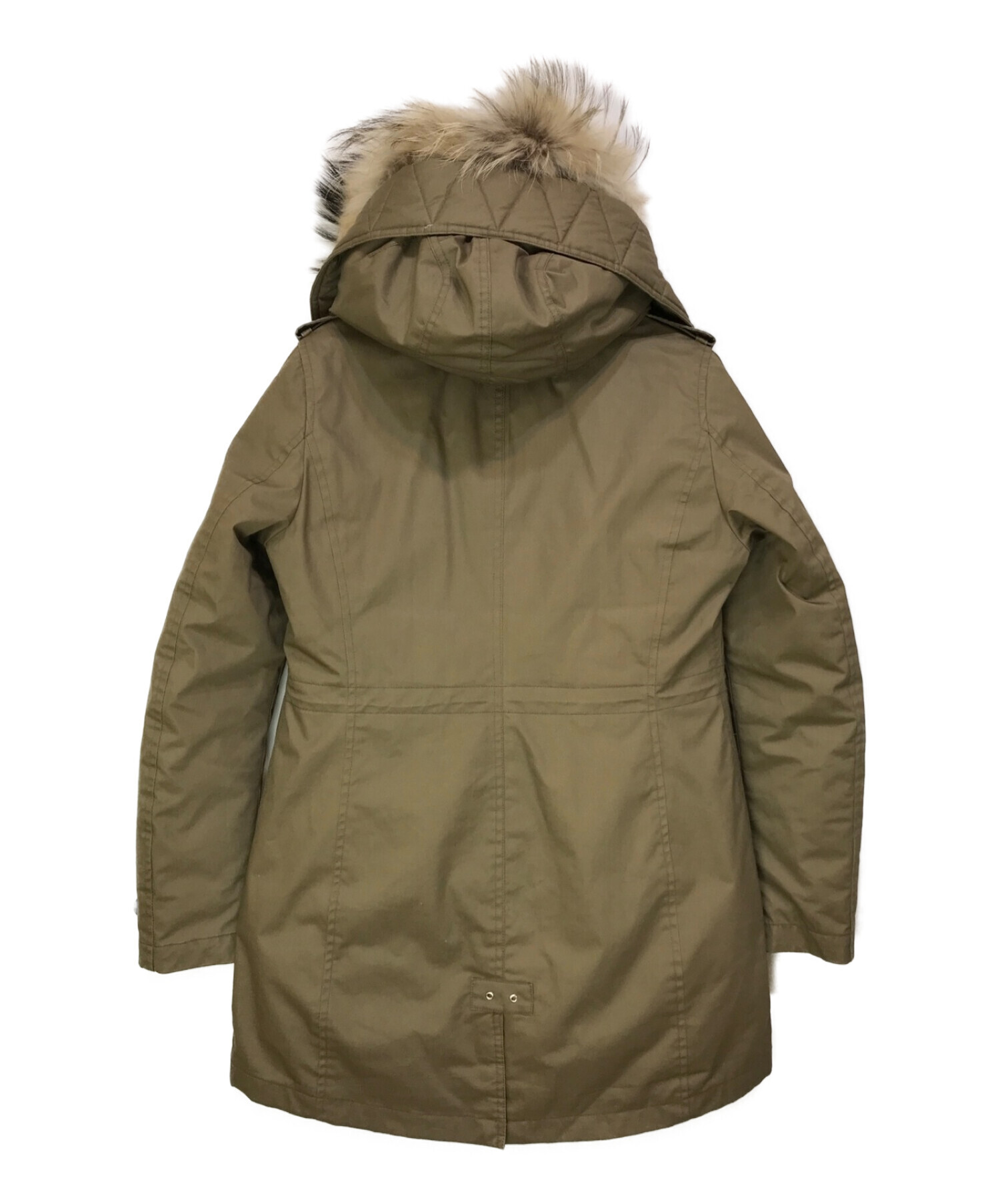 WOOLRICH ウールリッチ ダウンコート S ベージュ 【古着】-