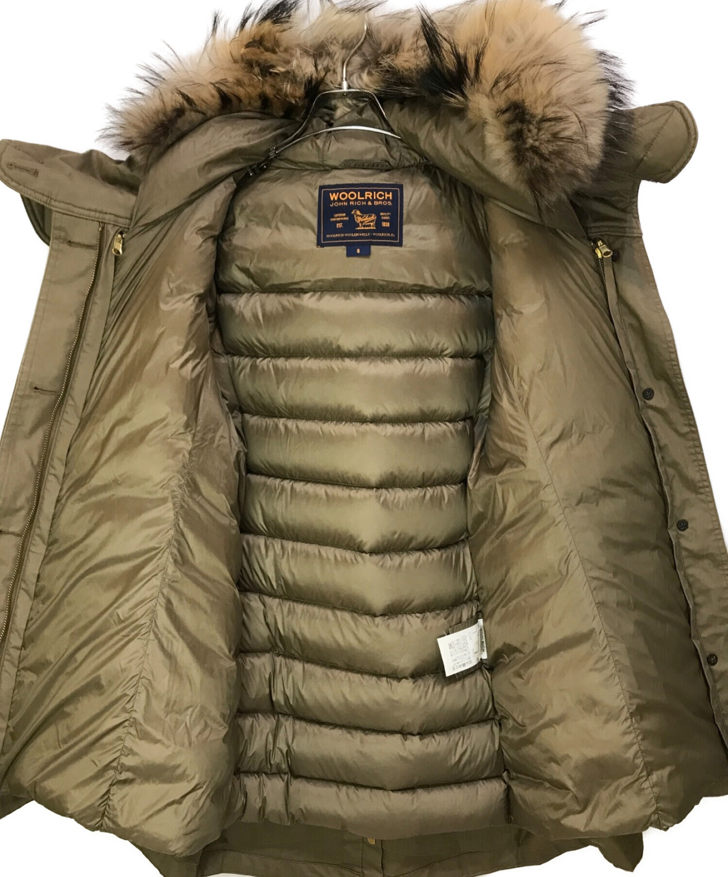 中古・古着通販】WOOLRICH (ウールリッチ) SCARLETT PARKA ベージュ