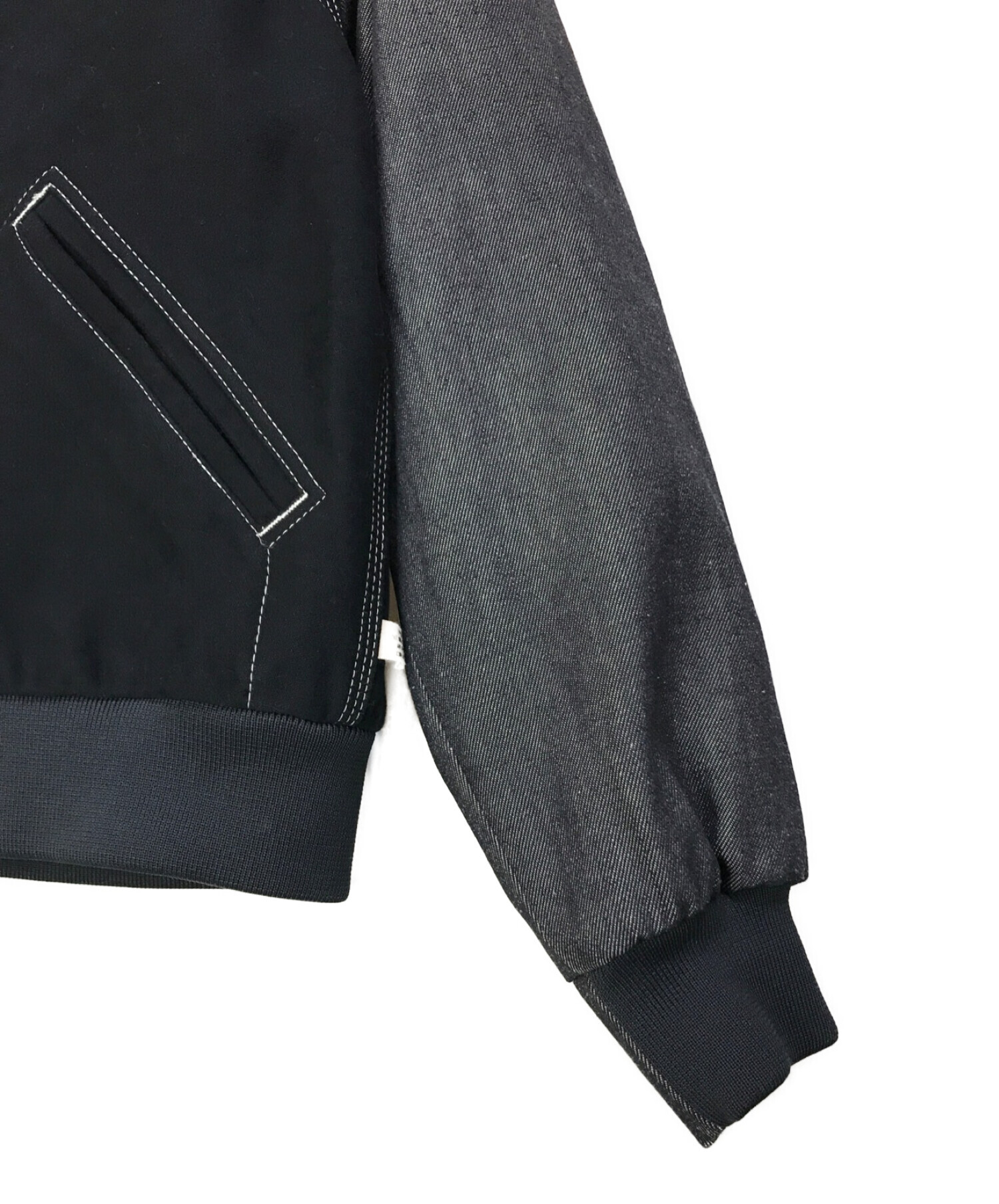 J.PRESS (ジェイプレス) MOLESKIN VARSITY JACKET ネイビー サイズ:M