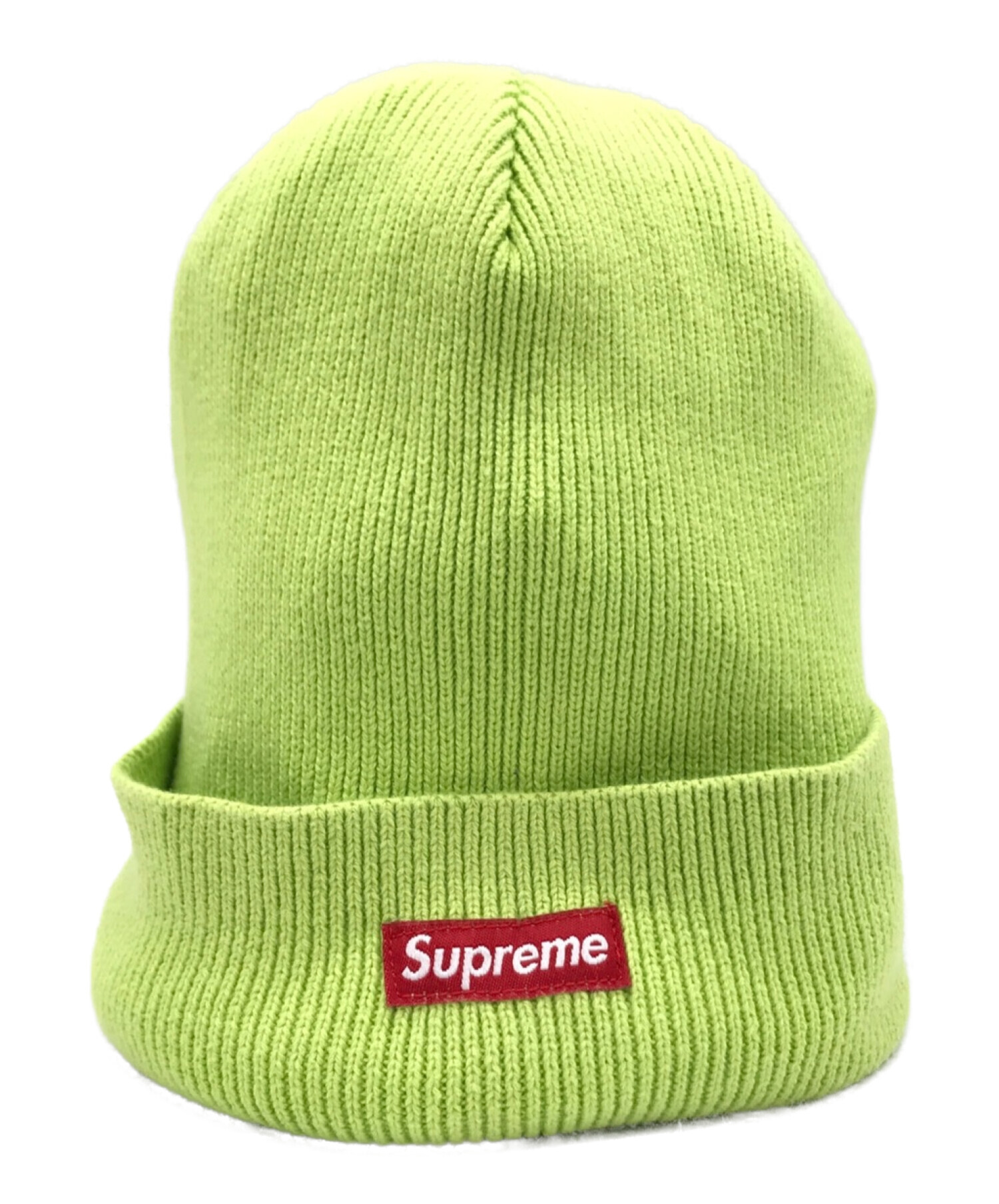 Supreme シュプリーム キャップ 60.6 黄緑系 【古着】-