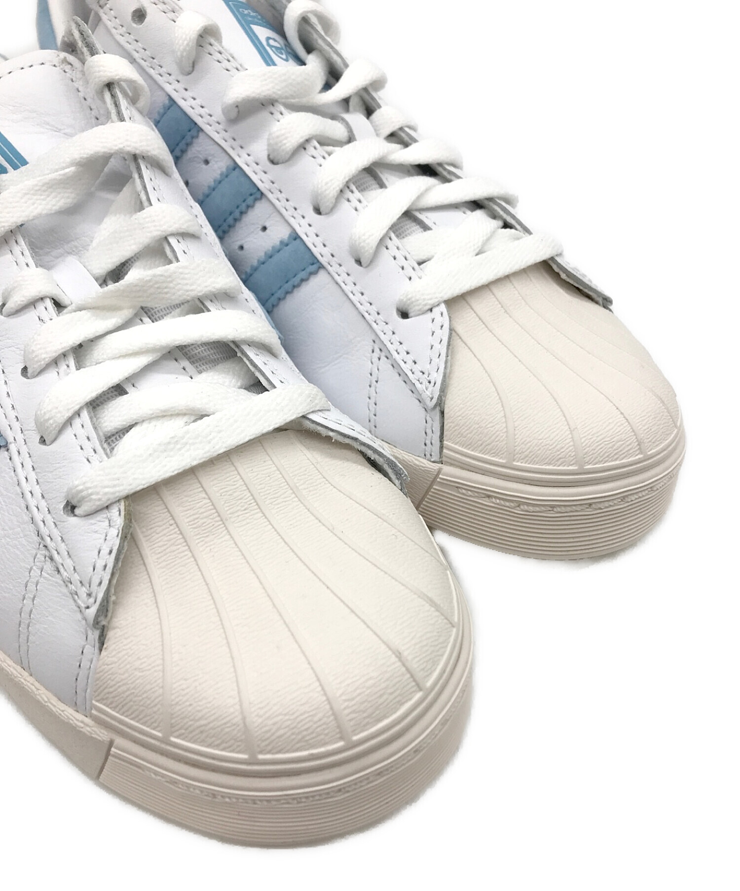 Adidas superstar vulc store adv pastel blue shoes