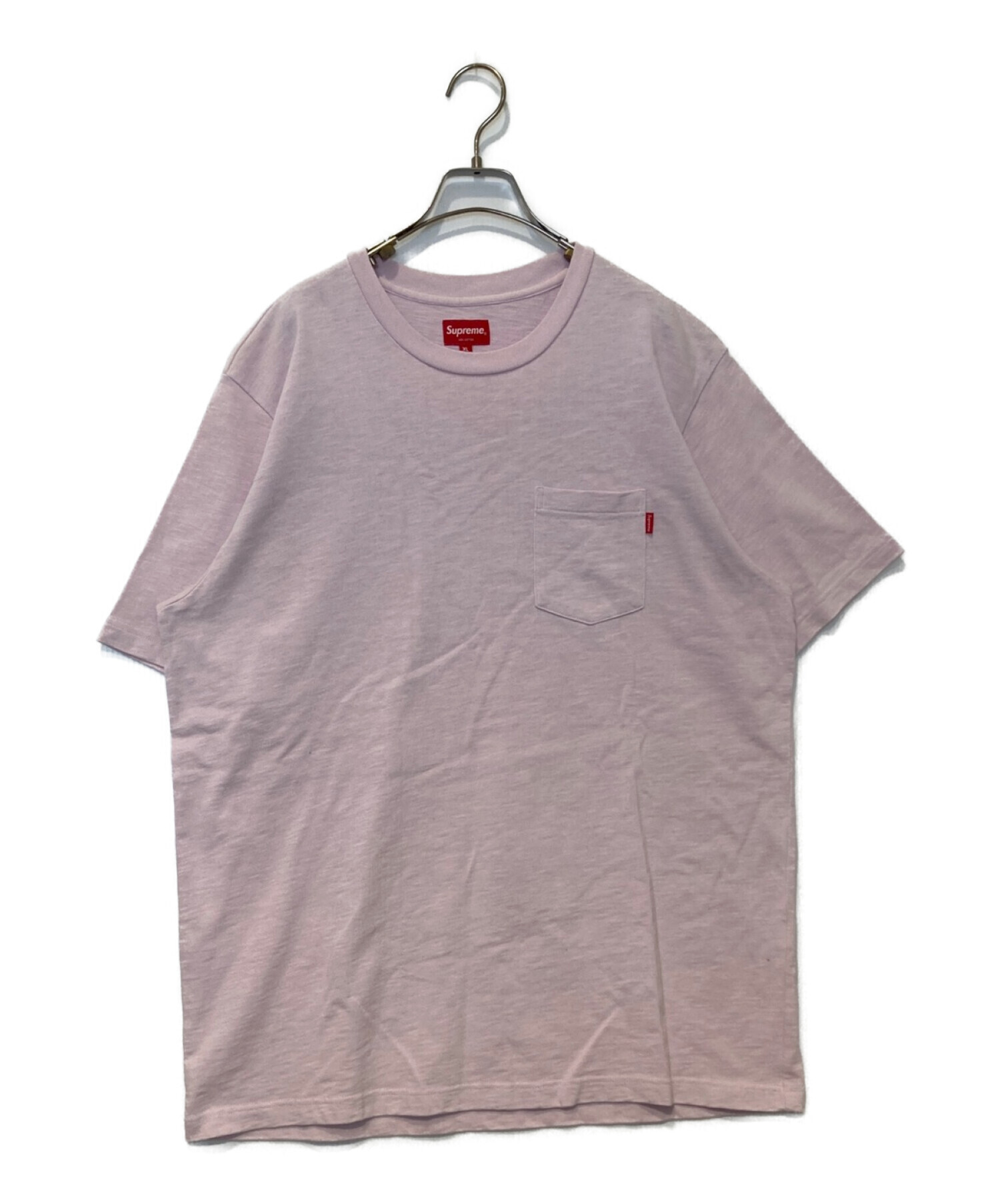 中古・古着通販】Supreme (シュプリーム) ポケットTシャツ ピンク ...