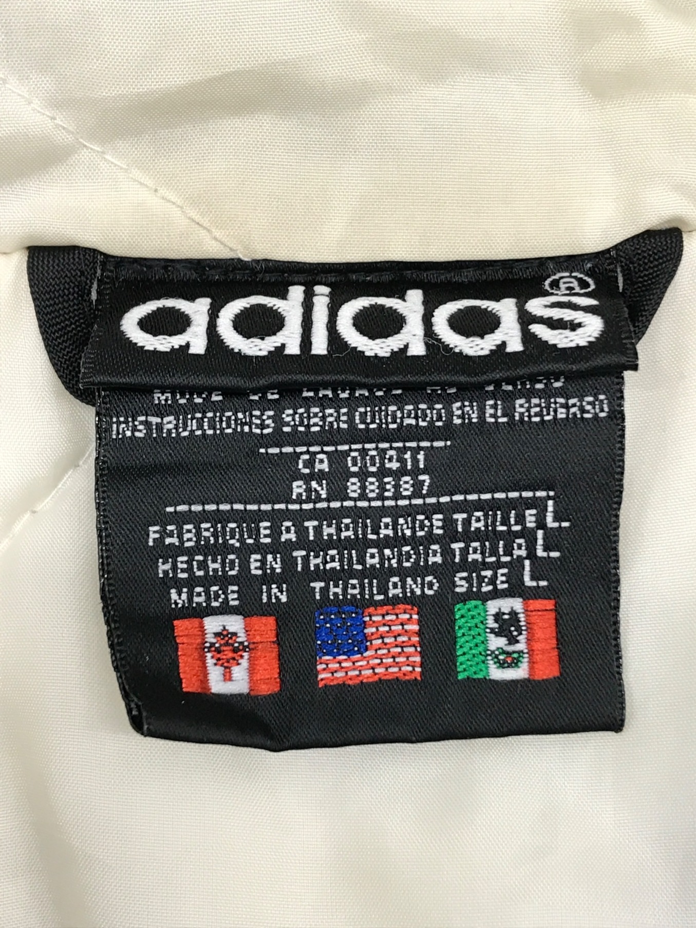 中古・古着通販】adidas (アディダス) 中綿ナイロンジャケット