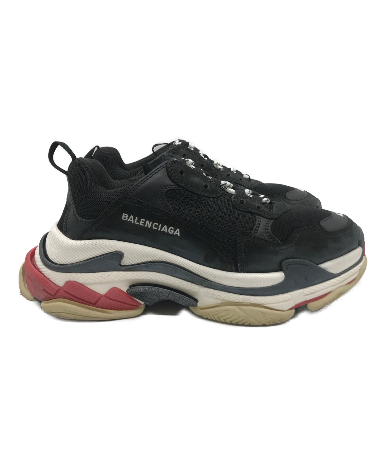 中古・古着通販】BALENCIAGA (バレンシアガ) triple S ブラック サイズ