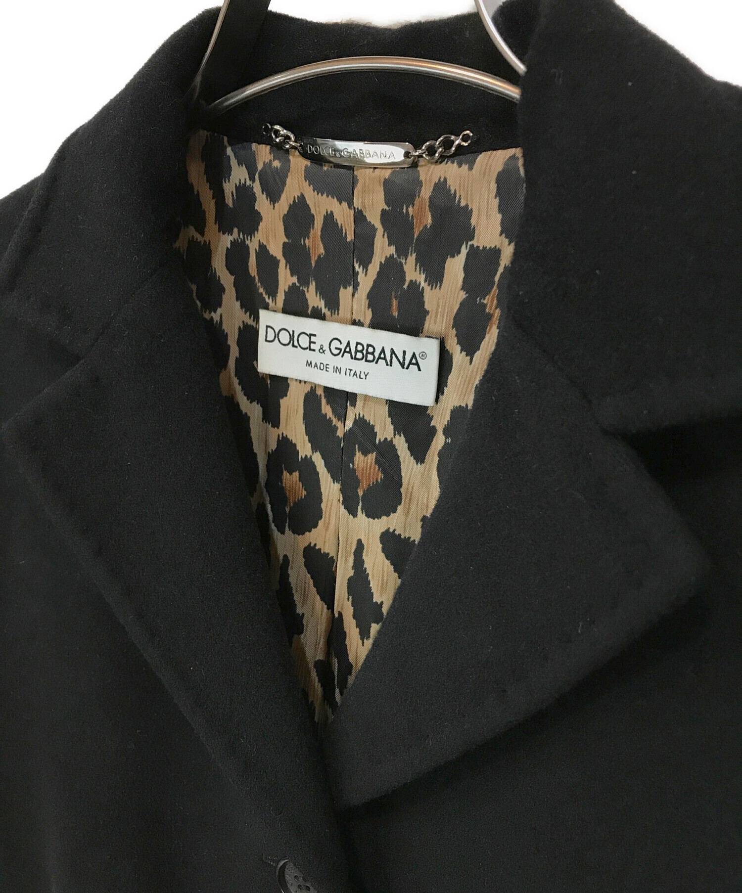 中古・古着通販】DOLCE & GABBANA (ドルチェ＆ガッバーナ) ウールコート ブラック サイズ:40｜ブランド・古着通販  トレファク公式【TREFAC FASHION】スマホサイト