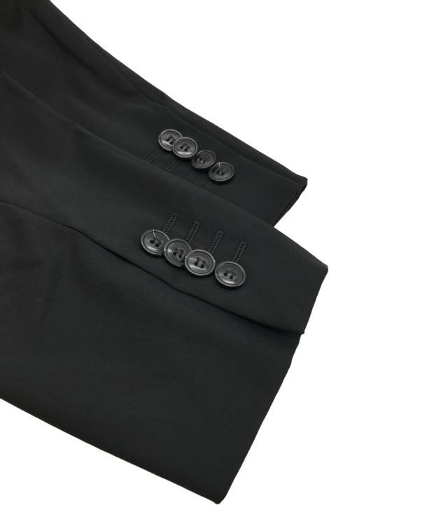 EMPORIO ARMANI (エンポリオアルマーニ) テーラードジャケット ブラック サイズ:48