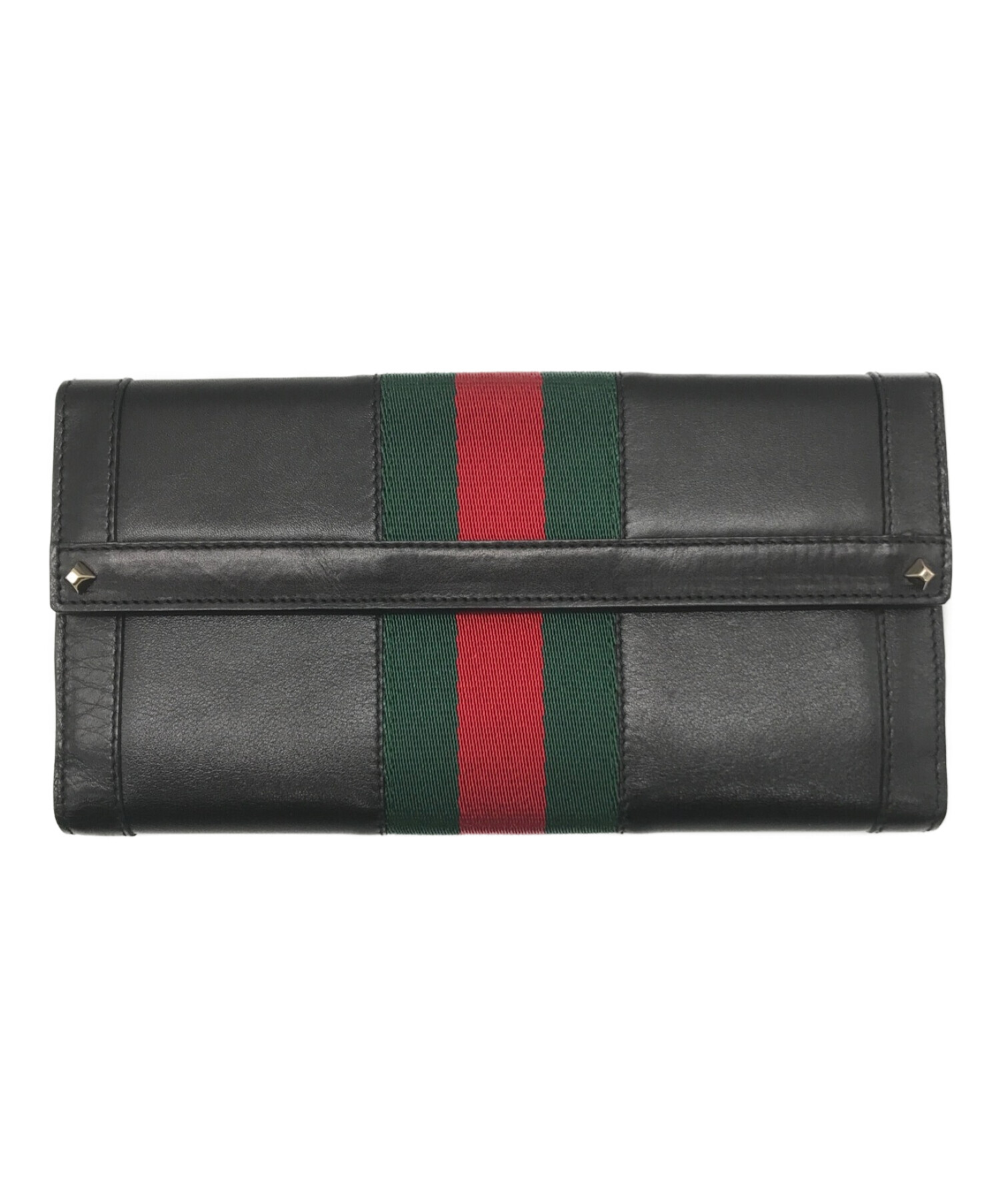 中古・古着通販】GUCCI (グッチ) 長財布 ブラック サイズ:-｜ブランド