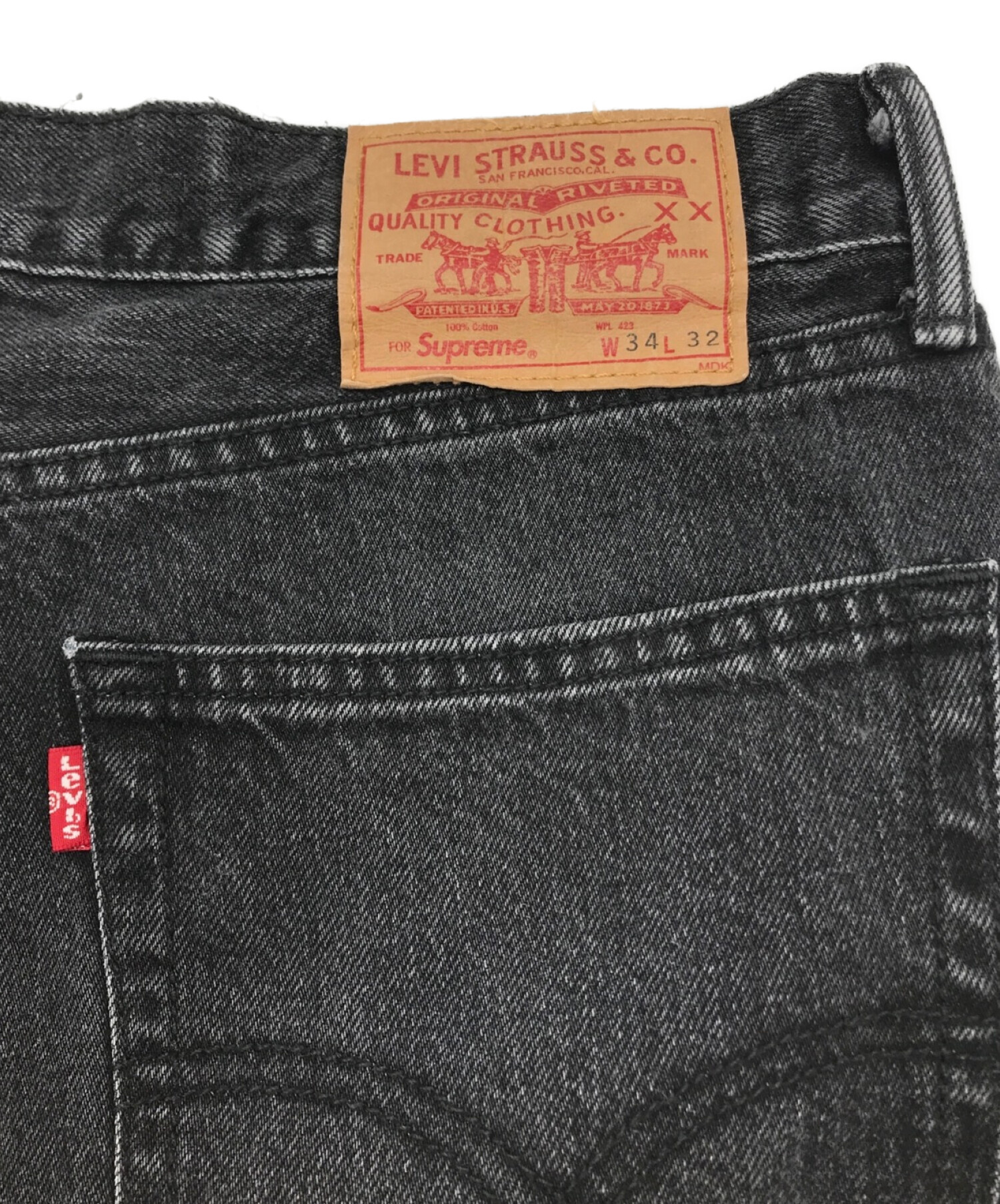 中古・古着通販】SUPREME (シュプリーム) LEVI'S (リーバイス) Washed