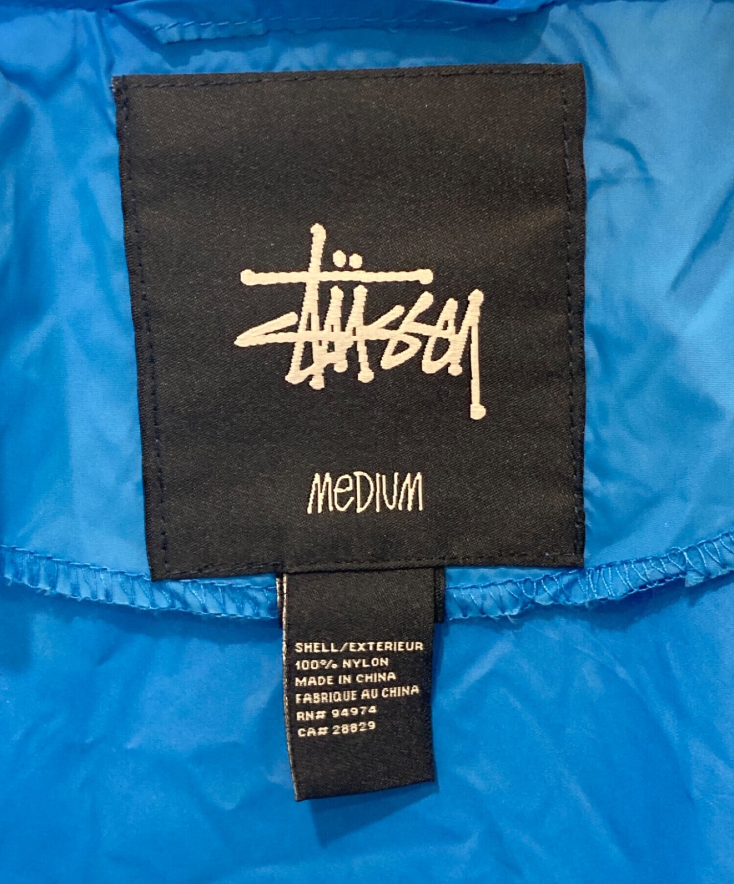 stussy (ステューシー) ナイロンジャケット ブルー サイズ:M