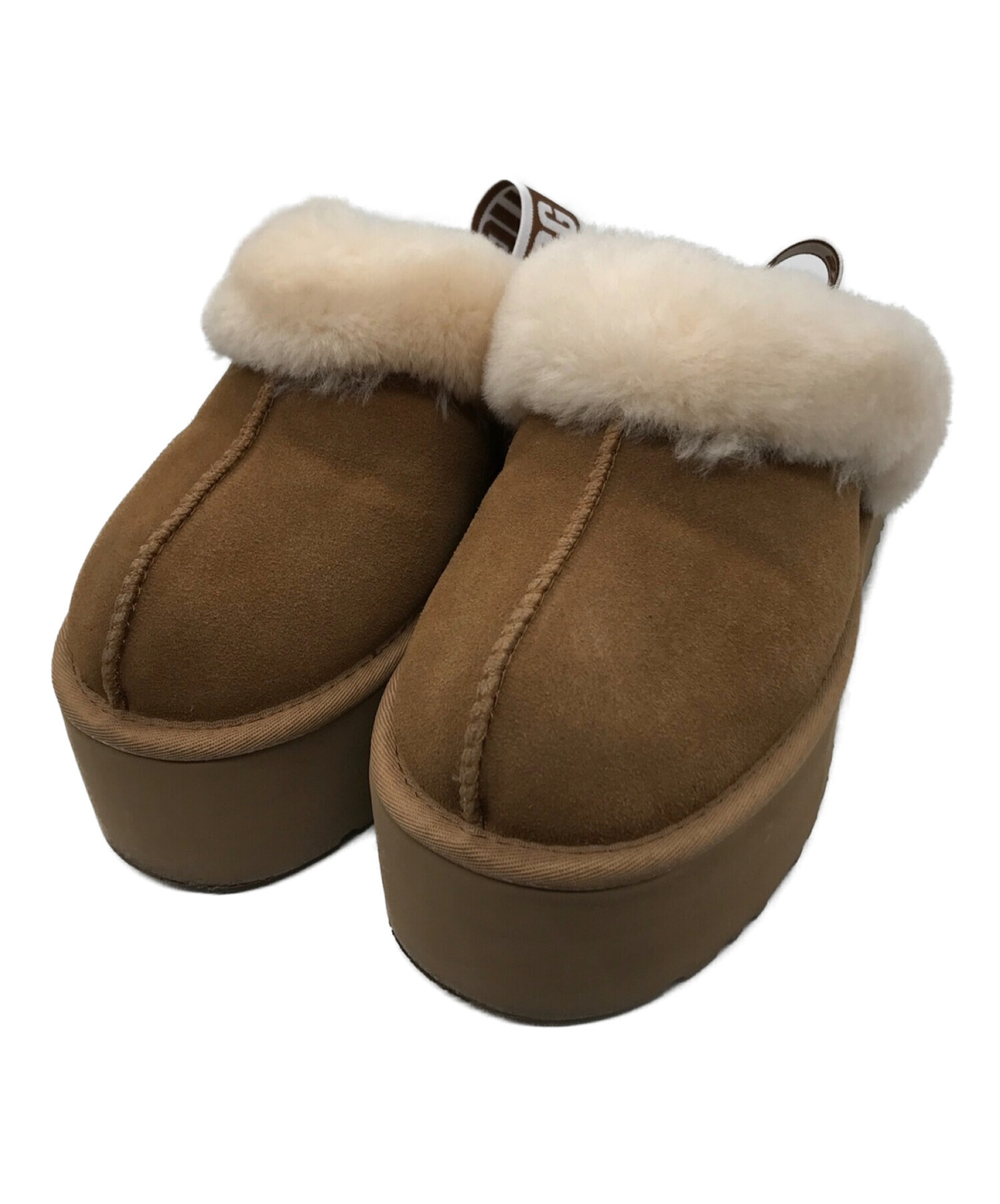 中古・古着通販】UGG (アグ) ファー サンダル ベージュ サイズ:24