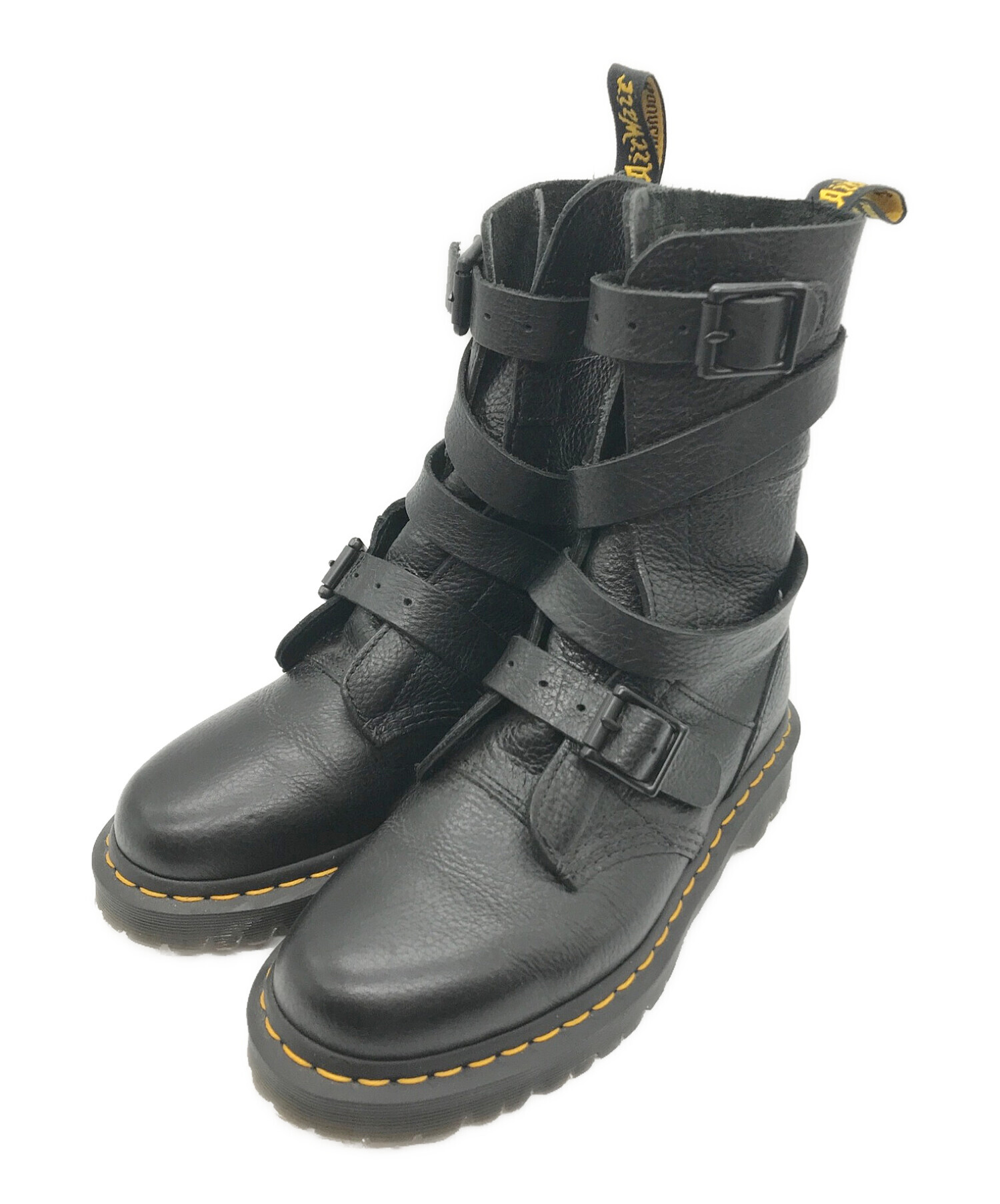 Dr.Martens (ドクターマーチン) ビーヴァンバックルストラップブーツ ブラック サイズ:UK5