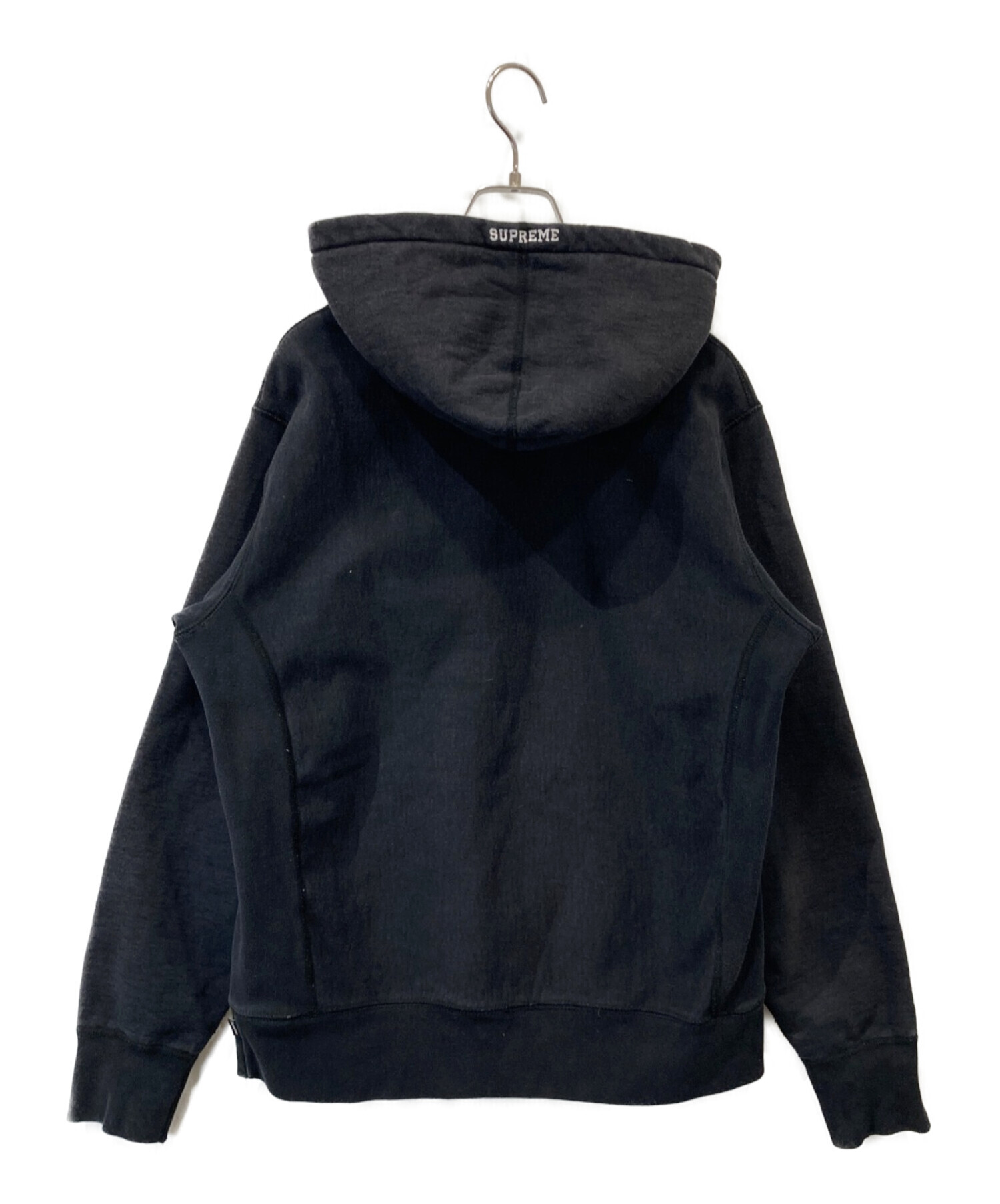 SUPREME (シュプリーム) Tonal S Logo Hooded Sweatshirt ブラック サイズ:S