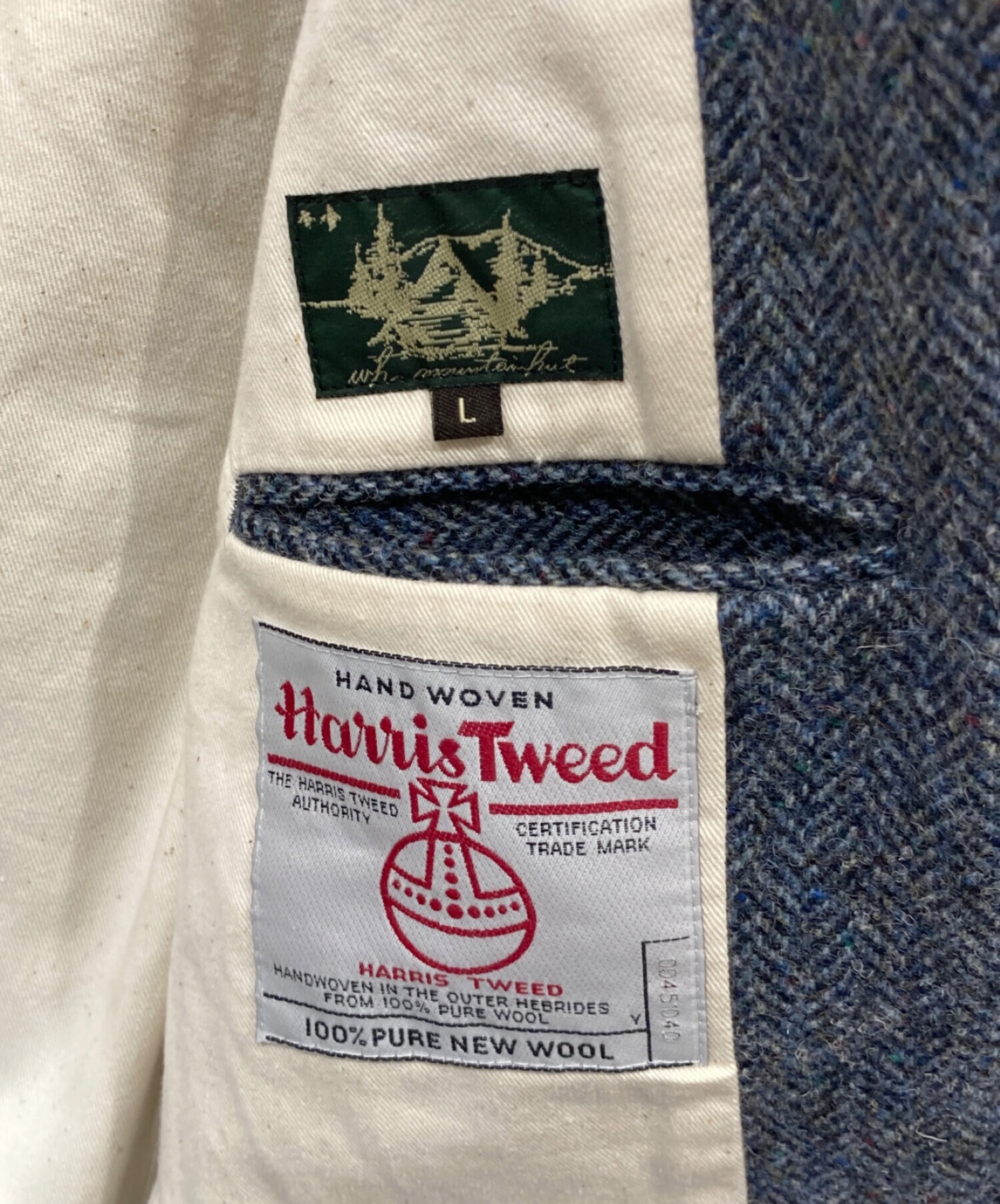 中古・古着通販】Harris Tweed (ハリスツイード) URBAN RESEARCH (アーバンリサーチ) ウールジャケット グレー  サイズ:L｜ブランド・古着通販 トレファク公式【TREFAC FASHION】スマホサイト