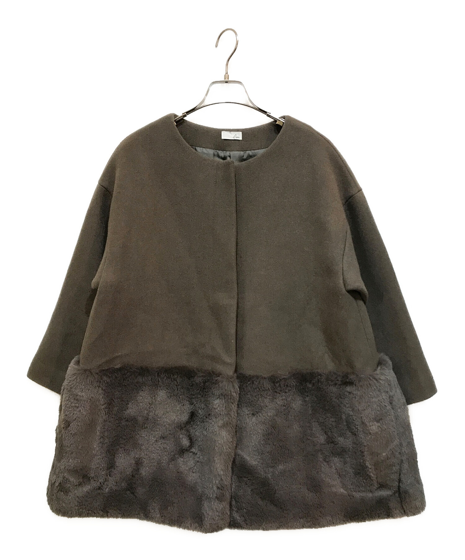 中古・古着通販】em. (エムドット) Eco Fur Coat エコファーコート ...