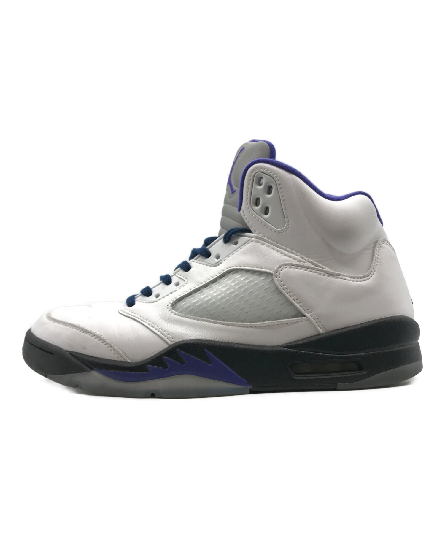 10250円 中古・古着通販】NIKE (ナイキ) AIR JORDAN 5 RETRO WHITE/DARK ...靴/シューズ