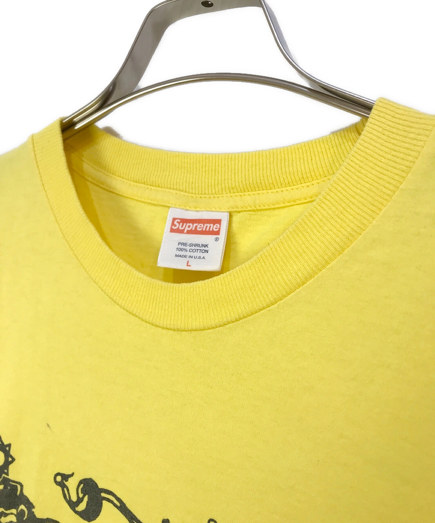 SUPREME (シュプリーム) BAD BRAINS (バッドブレインズ) Logo Tee イエロー サイズ:L