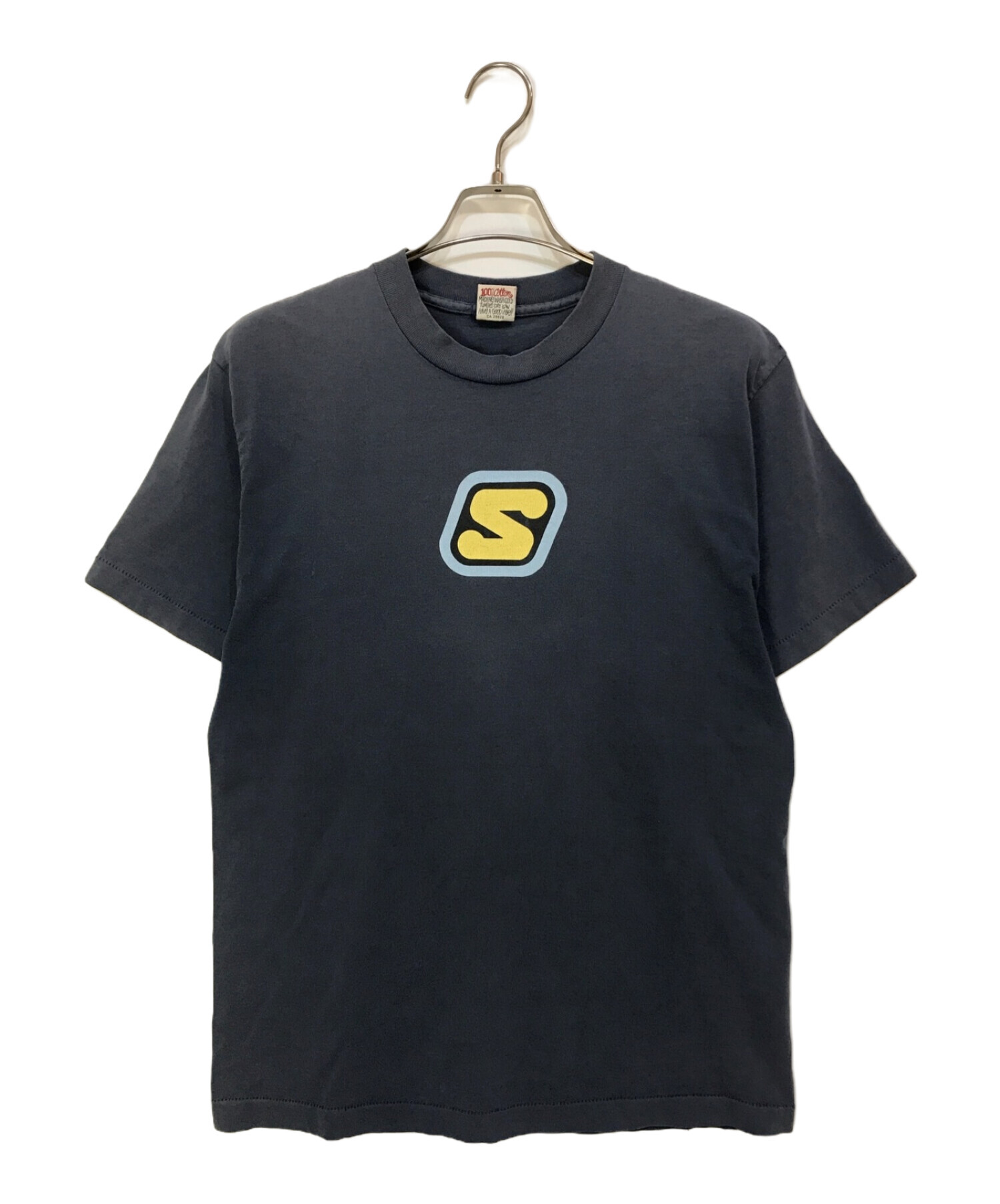 stussy (ステューシー) Sロゴ 半袖Tシャツ ネイビー サイズ:L