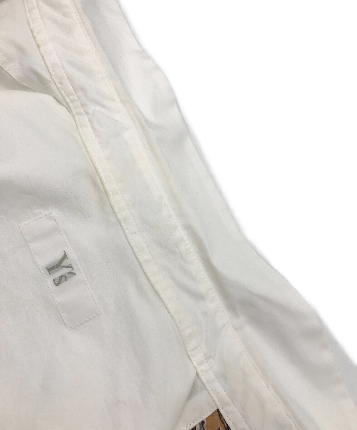 Y's (ワイズ) デザインシャツ ホワイト サイズ:2