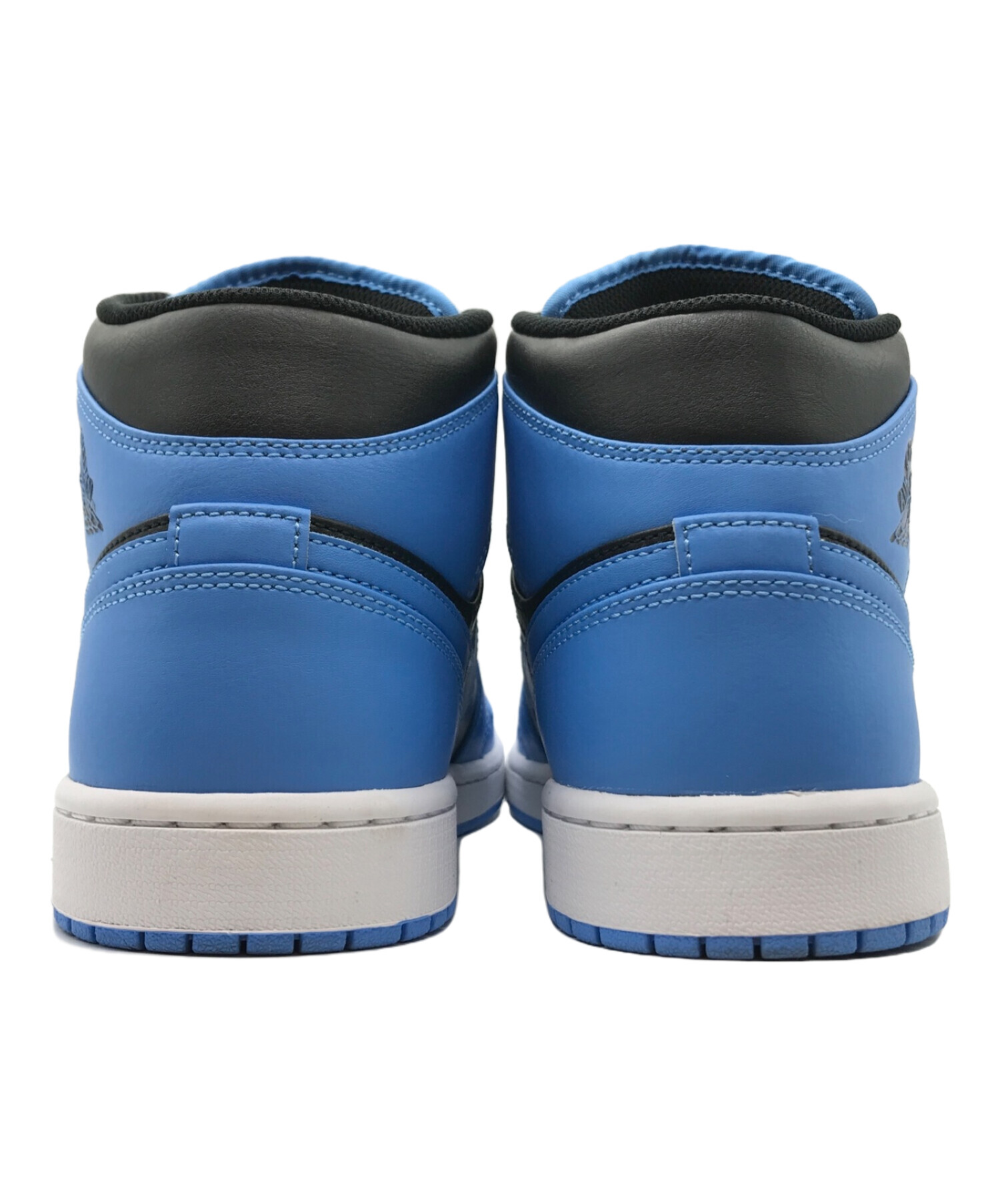 NIKE (ナイキ) AIR JORDAN 1 MID UNIVERSITY BLUE/BLAC サイズ:275