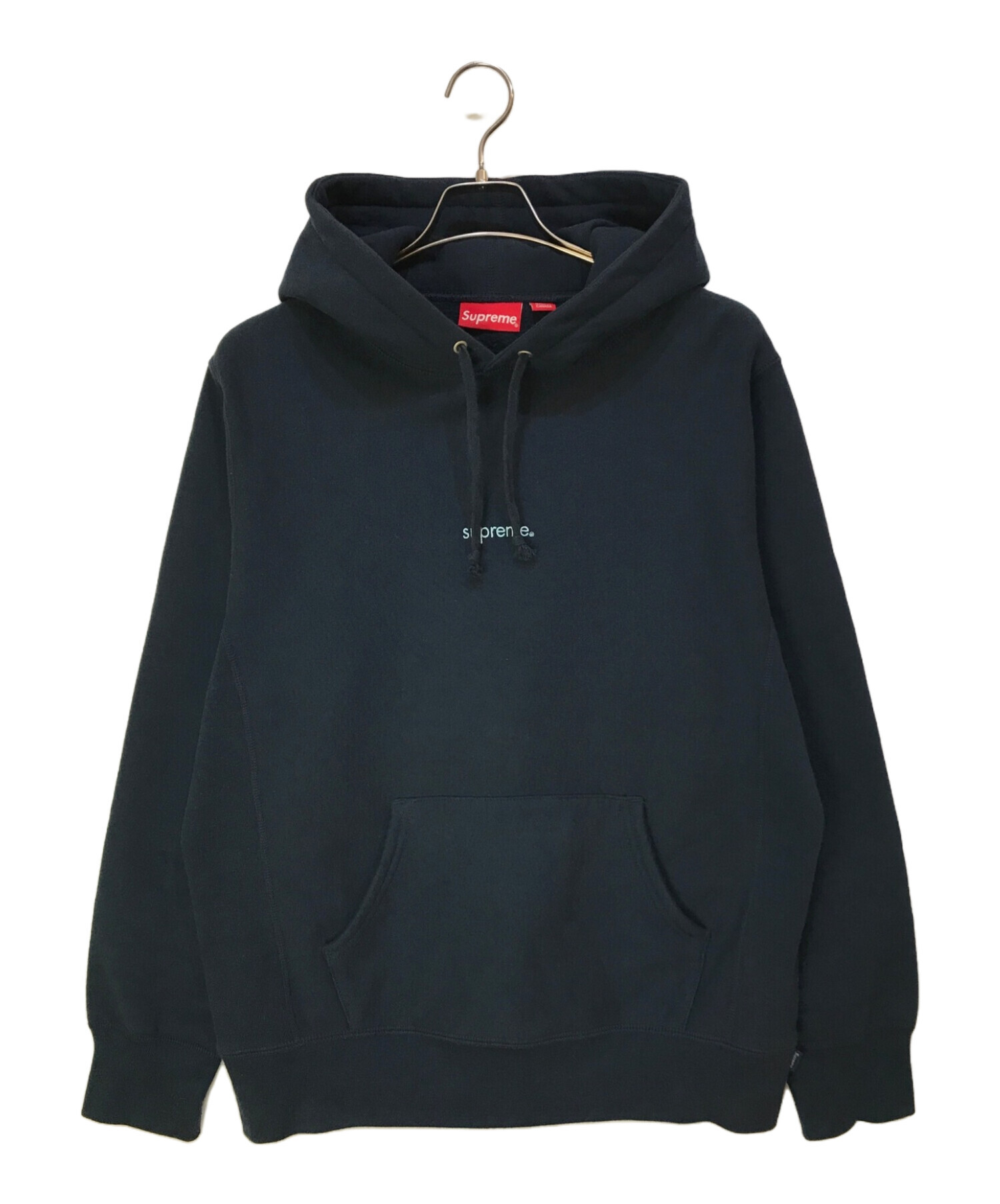 SUPREME (シュプリーム) Trademark Hooded Sweatshirt ネイビー サイズ:M