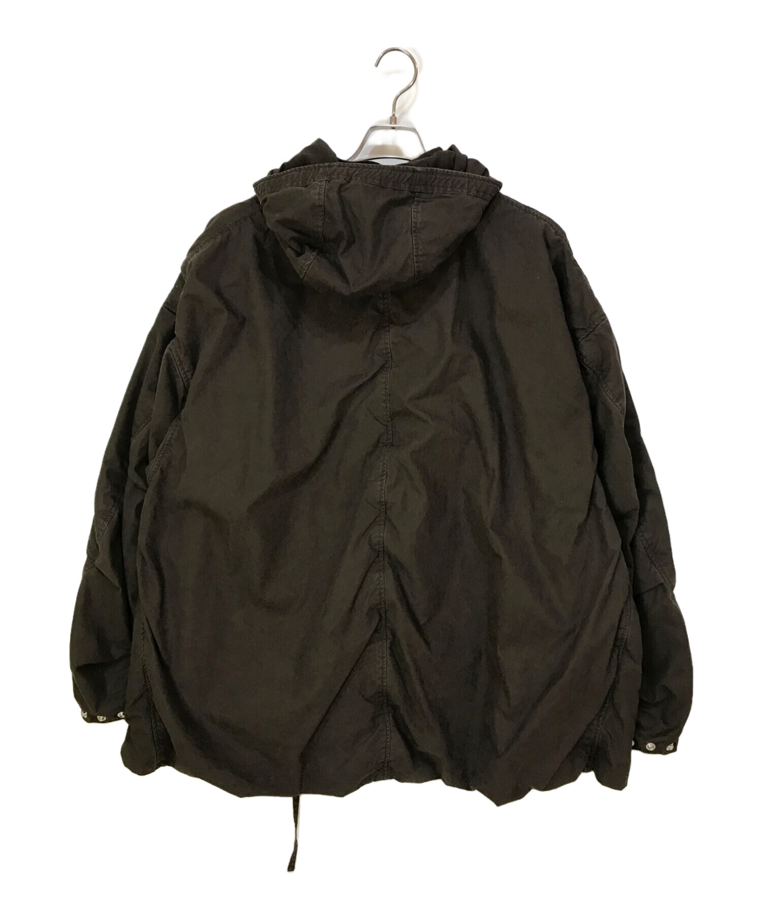 中古・古着通販】ISSUETHINGS (イシューシングス) Type 3-3 hooded coat ブラック サイズ:Free｜ブランド・古着通販  トレファク公式【TREFAC FASHION】スマホサイト