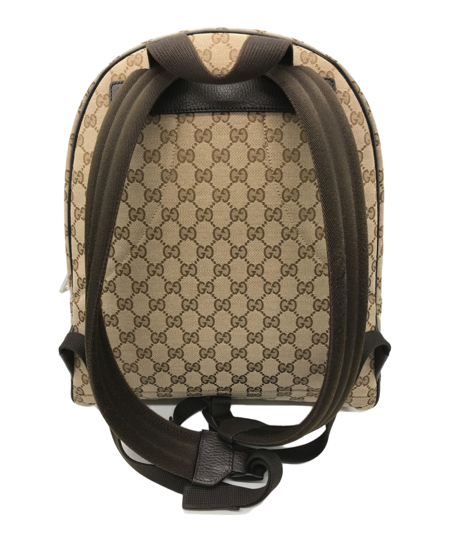 中古・古着通販】GUCCI (グッチ) GGキャンバス バックパック ベージュ サイズ:-｜ブランド・古着通販 トレファク公式【TREFAC  FASHION】スマホサイト