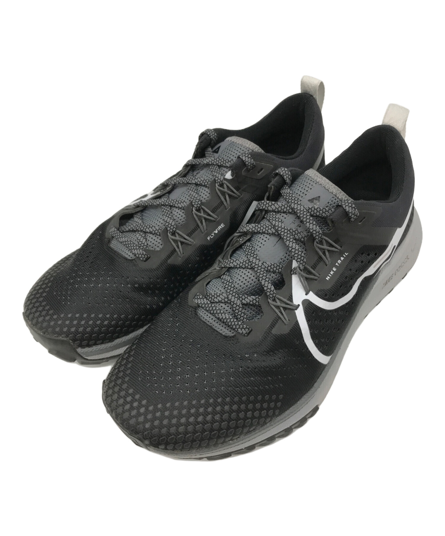 中古・古着通販】NIKE (ナイキ) REACT PAGASUS TRAIL 4 ローカットスニーカー ブラック サイズ:US9｜ブランド・古着通販  トレファク公式【TREFAC FASHION】スマホサイト