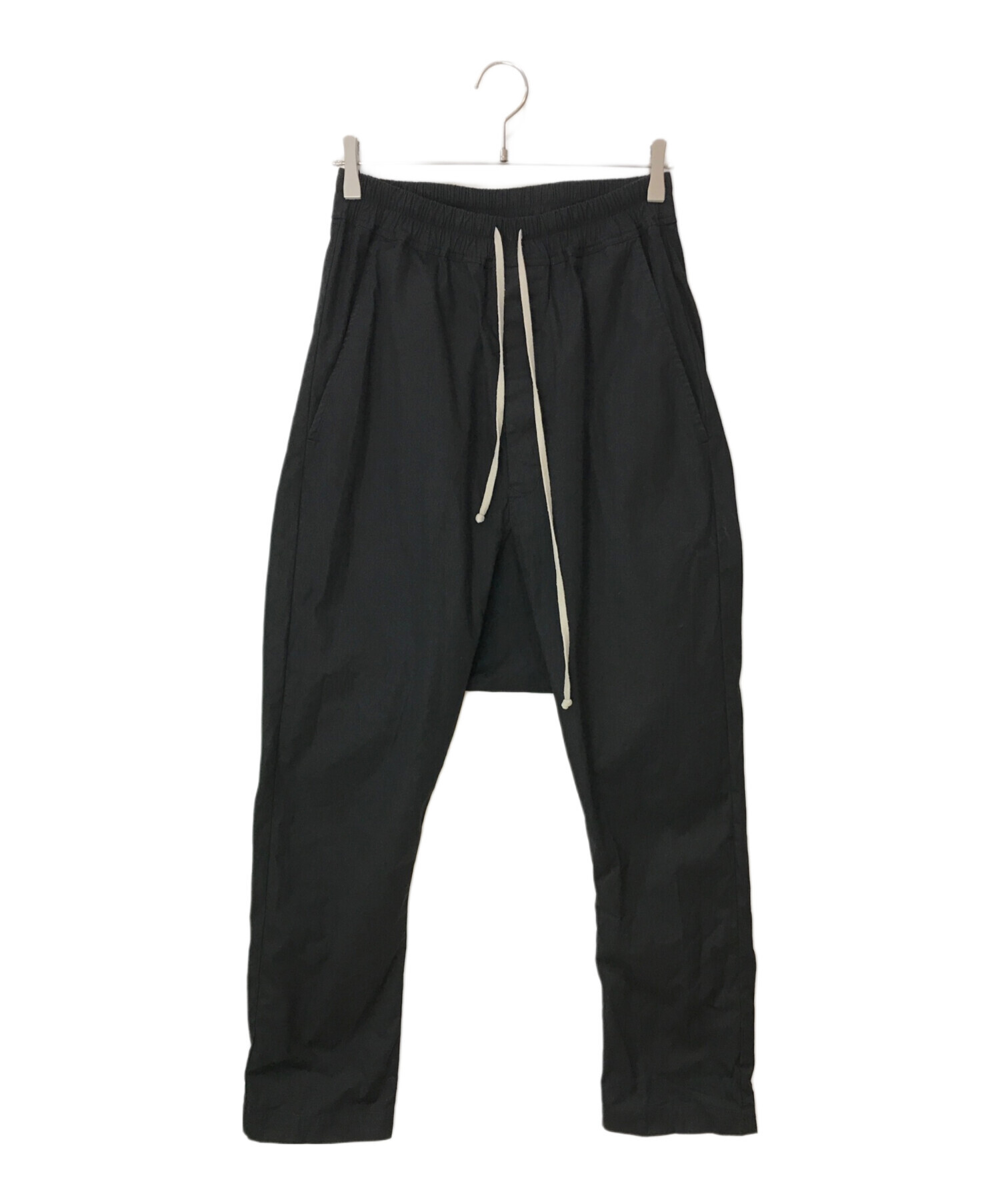 中古・古着通販】RICK OWENS (リックオウエンス) 22AW DRAWSTRING LONG PANTS ブラック  サイズ:46｜ブランド・古着通販 トレファク公式【TREFAC FASHION】スマホサイト