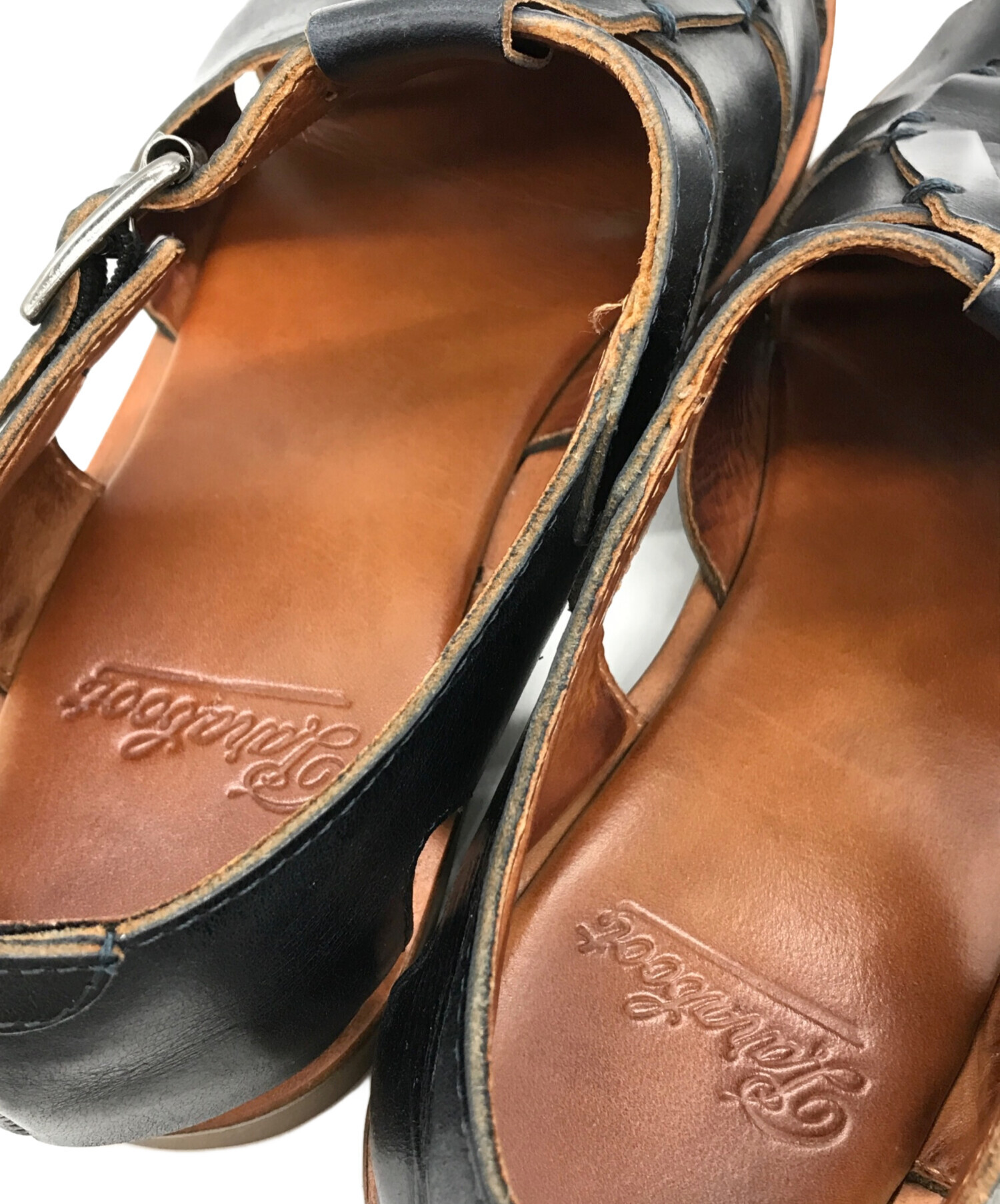 中古・古着通販】PARABOOT (パラブーツ) PACIFIC グルカサンダル ブラウン×ブラック サイズ:42｜ブランド・古着通販  トレファク公式【TREFAC FASHION】スマホサイト