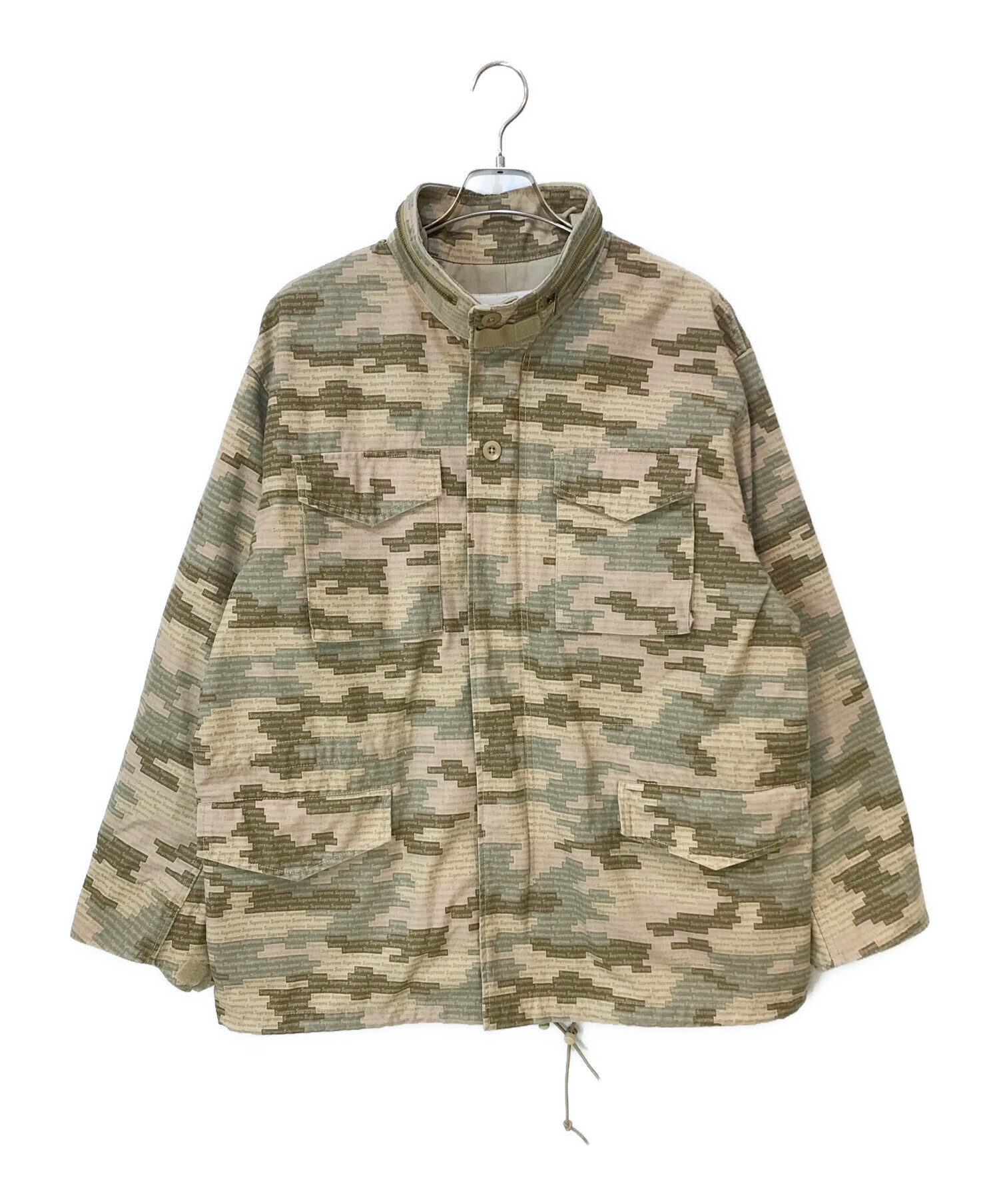 中古・古着通販】SUPREME (シュプリーム) 21SS LOGO CAMO M-65 JACKET ブラウン サイズ:L｜ブランド・古着通販  トレファク公式【TREFAC FASHION】スマホサイト