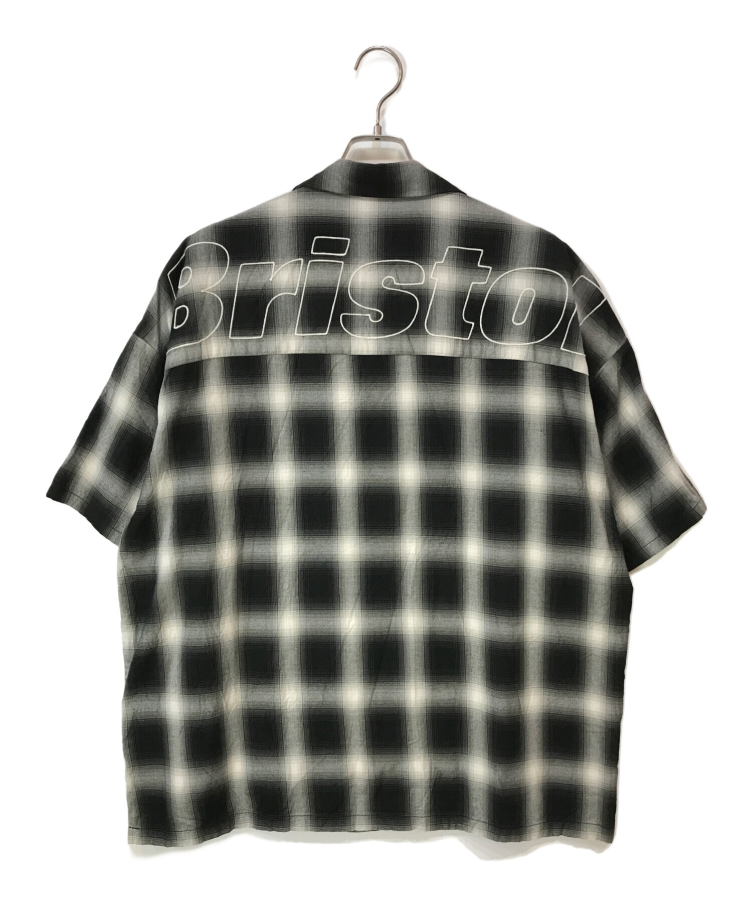 中古・古着通販】F.C.Real Bristol (エフシーレアルブリストル) BIG LOGO S/S BAGGY SHIRT ブラック サイズ:L｜ブランド・古着通販  トレファク公式【TREFAC FASHION】スマホサイト