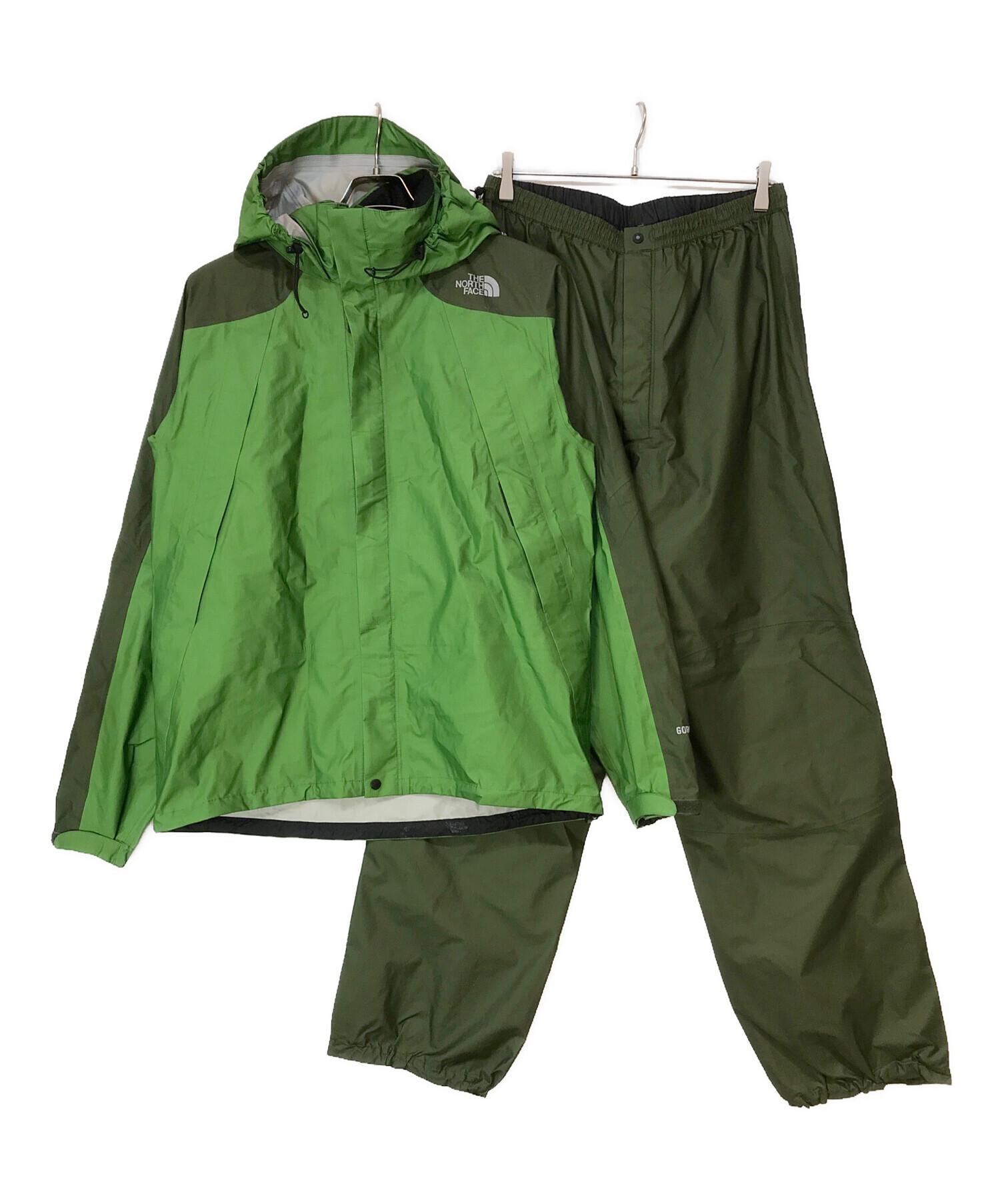 中古・古着通販】THE NORTH FACE (ザ ノース フェイス) レインテックス フライト グリーン サイズ:XXL｜ブランド・古着通販  トレファク公式【TREFAC FASHION】スマホサイト