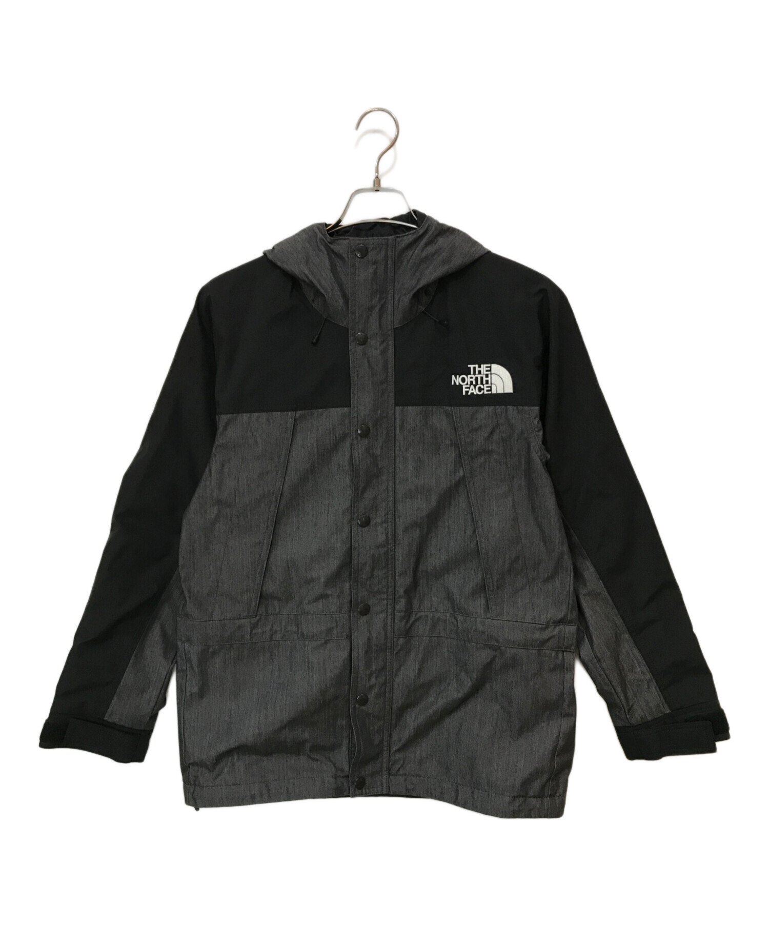 THE NORTH FACE (ザ ノース フェイス) Mountain Light Denim Jacket ナイロンブラックデニム サイズ:S