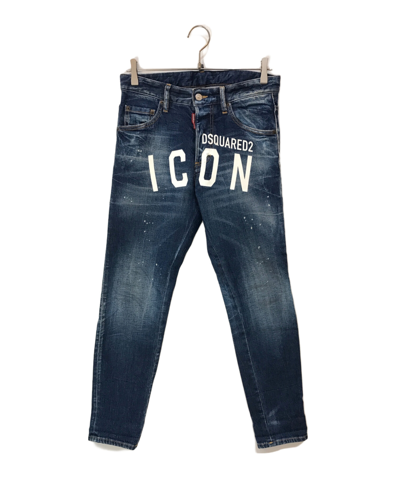 中古・古着通販】DSQUARED2 (ディースクエアード) Skinny Dan Jean デニムパンツ ホワイト×インディゴ  サイズ:44｜ブランド・古着通販 トレファク公式【TREFAC FASHION】スマホサイト