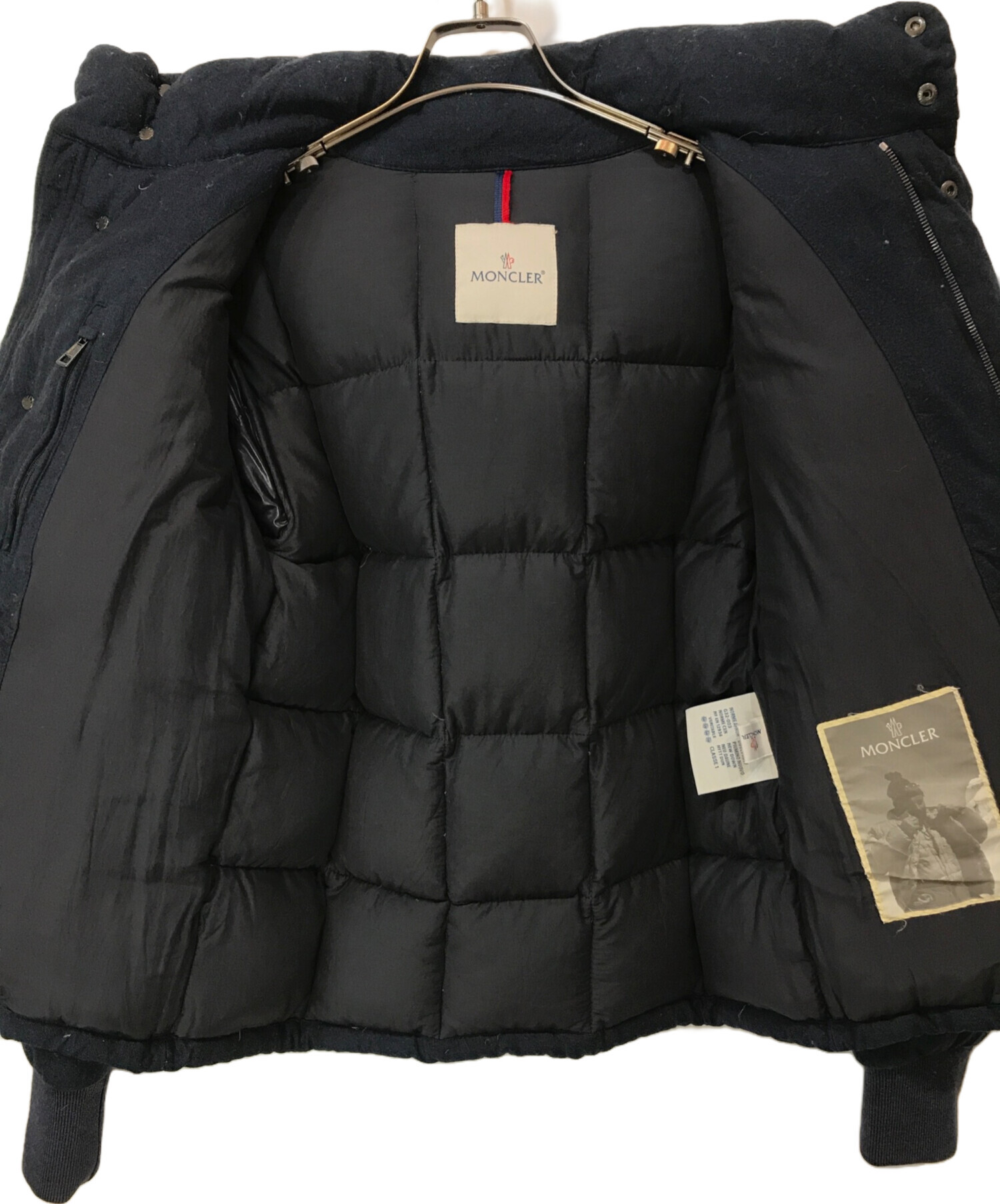 MONCLER (モンクレール) CEZANNE ダウンジャケット ネイビー サイズ:1