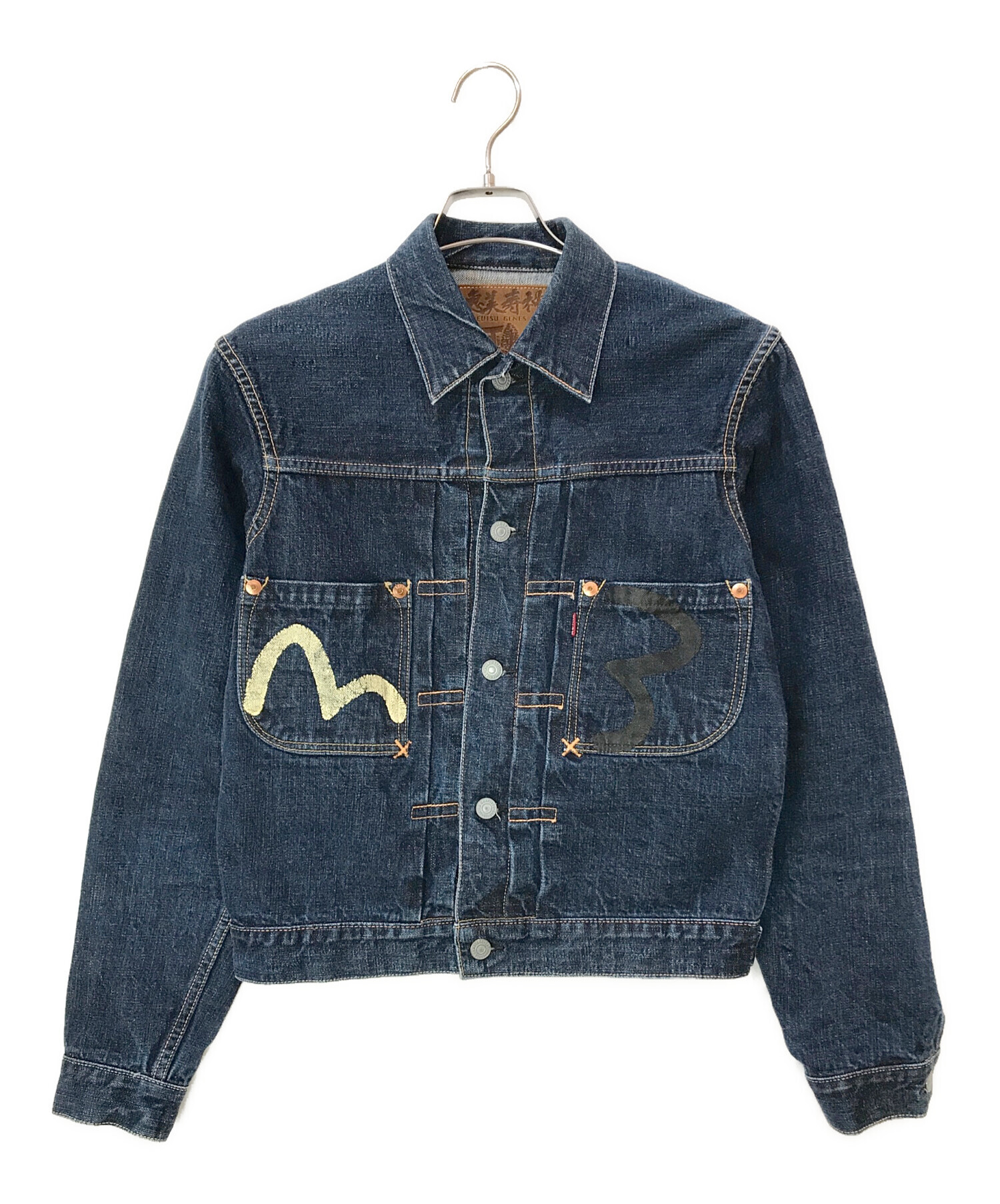 中古】EVISU | エヴィス デニム テーラードジャケット ブルー 香し サイズ：46【三重本店】