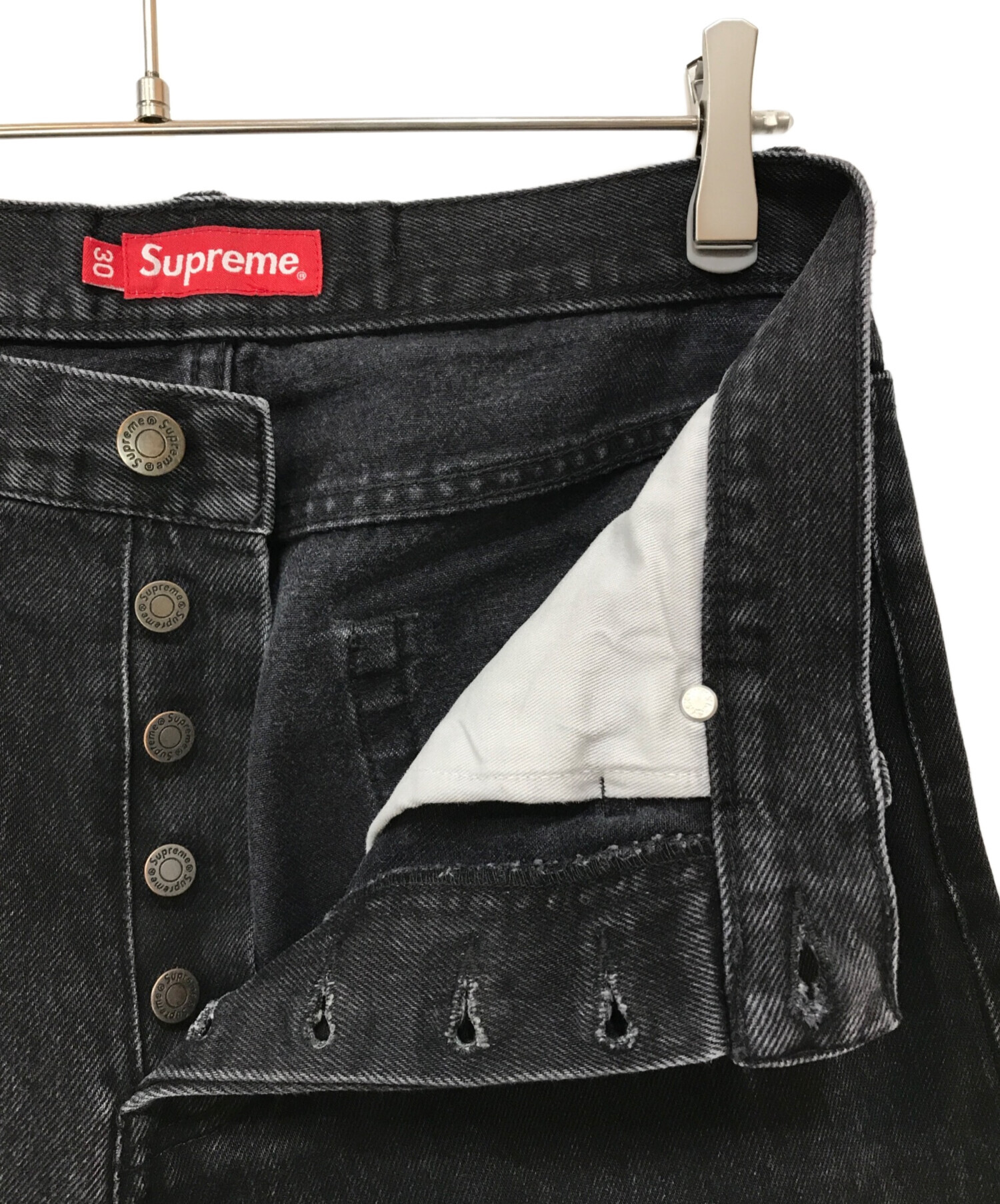 中古・古着通販】SUPREME (シュプリーム) 23SS Stone Washed Slim Jean デニム パンツ ブラック サイズ:30｜ブランド・古着通販  トレファク公式【TREFAC FASHION】スマホサイト