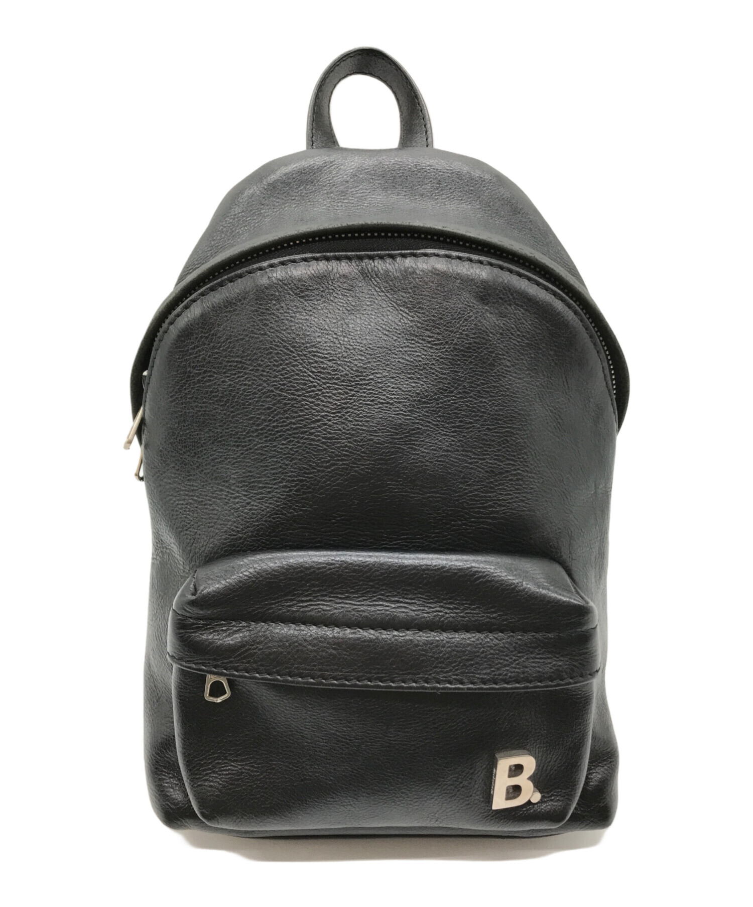 中古・古着通販】BALENCIAGA (バレンシアガ) Bロゴ バックパック ブラック サイズ:-｜ブランド・古着通販 トレファク公式【TREFAC  FASHION】スマホサイト