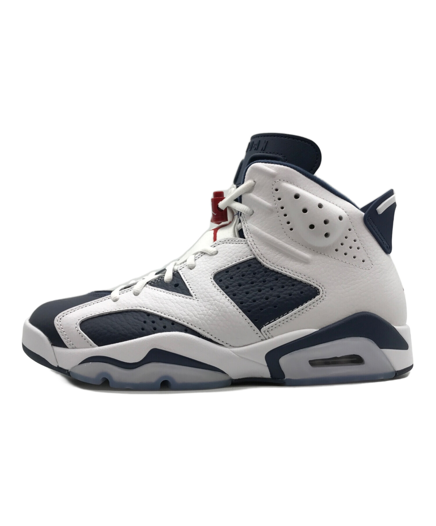 NIKE (ナイキ) AIR JORDAN 6 RETRO(エア ジョーダン 6 レトロ)/ ハイカットスニーカー WHITE/VARSITY  RED-MI サイズ:US9.5