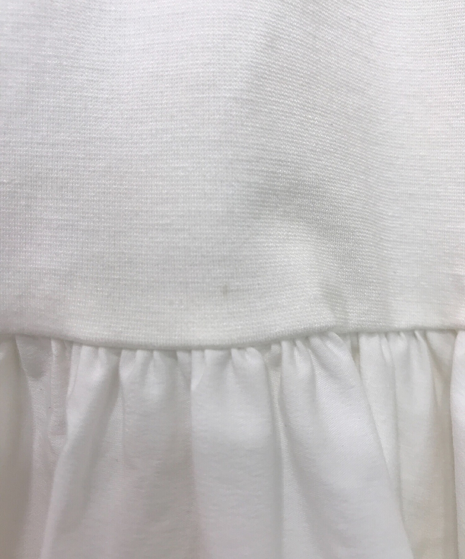 YOKO CHAN (ヨーコチャン) Hem Gathered Blouse ホワイト サイズ:38