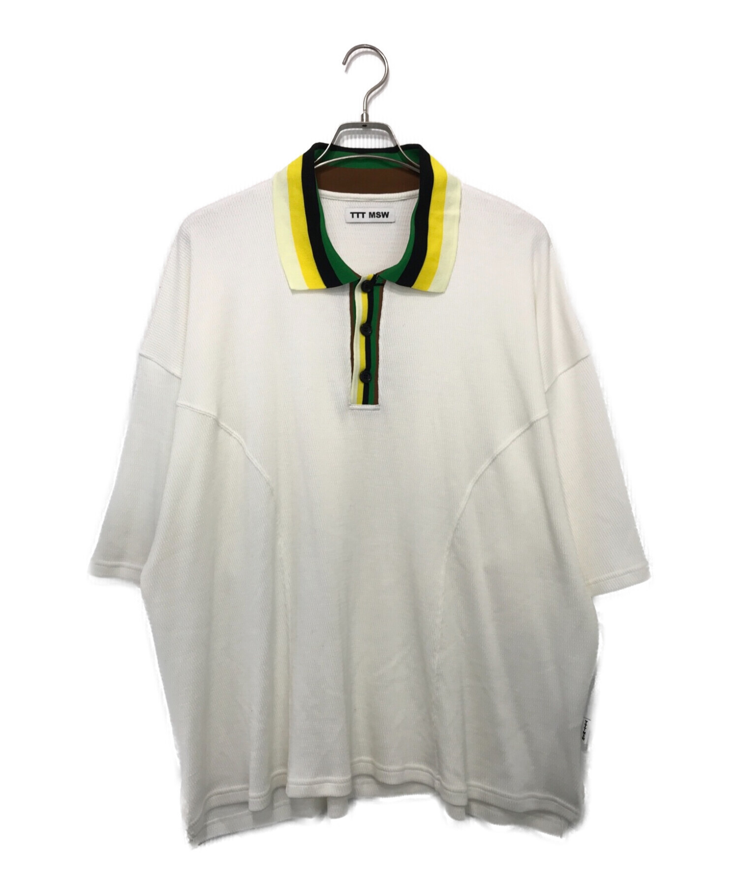 TTT MSW (ティー) Polo Shirt ホワイト サイズ:L