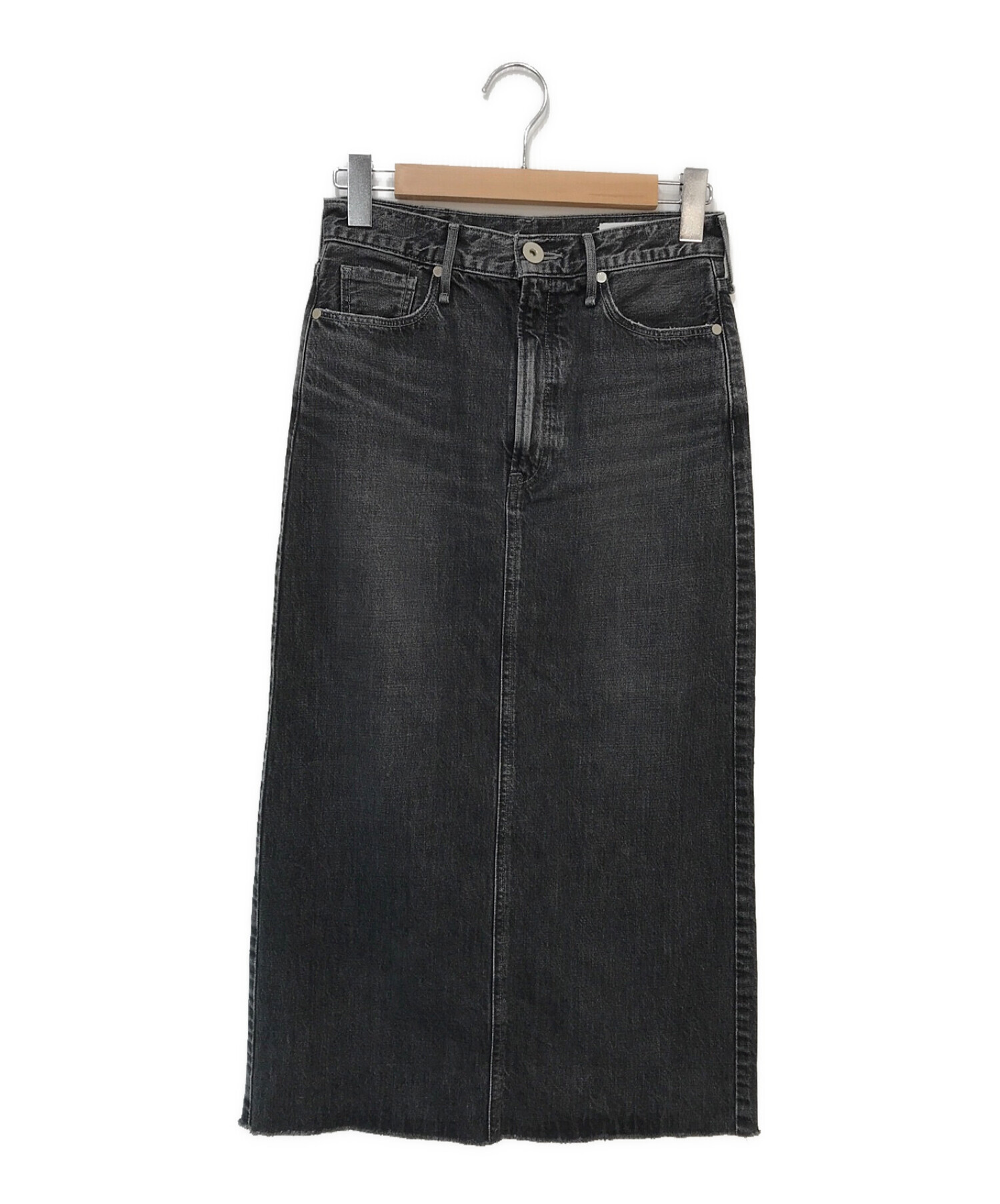 upper hights (アッパーハイツ) THE SCARLET デニムスカート グレー サイズ:SIZE 23