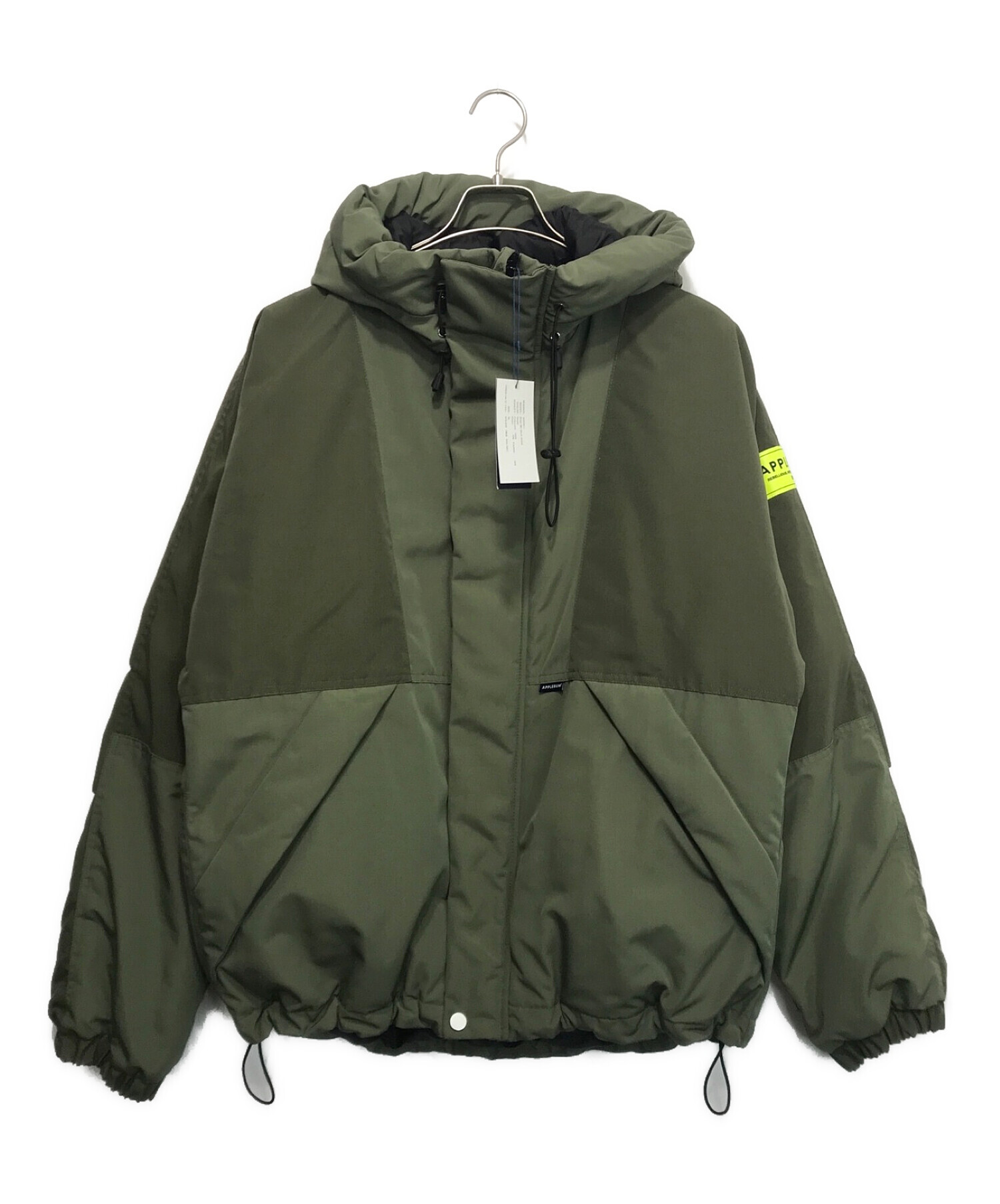 APPLEBUM (アップルバム) Down Mix Hood Jacket/ダウンジャケット オリーブ サイズ:XL 未使用品