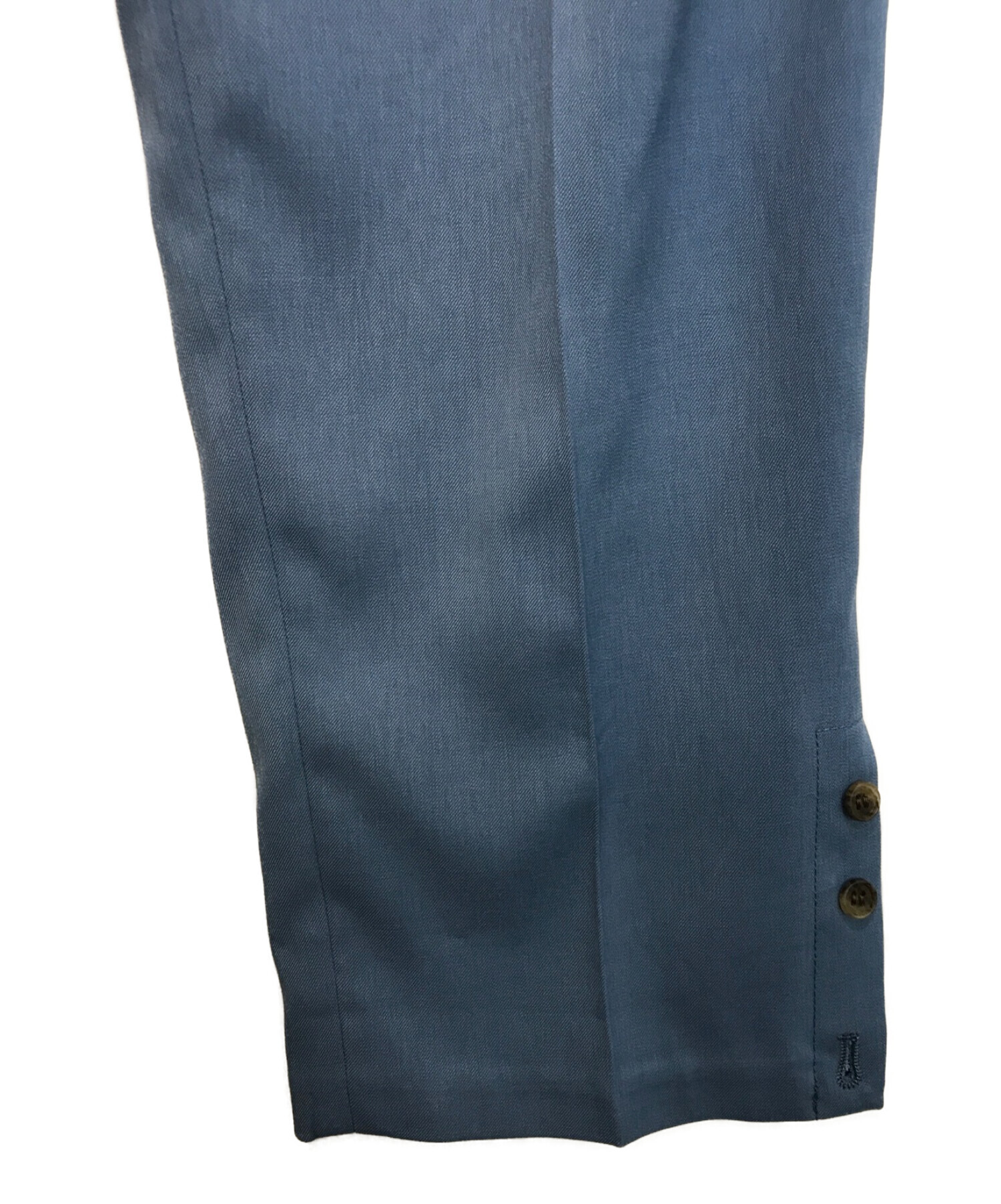 中古・古着通販】Ameri (アメリ) ROLL UP HEM PANTS ブルー サイズ:M