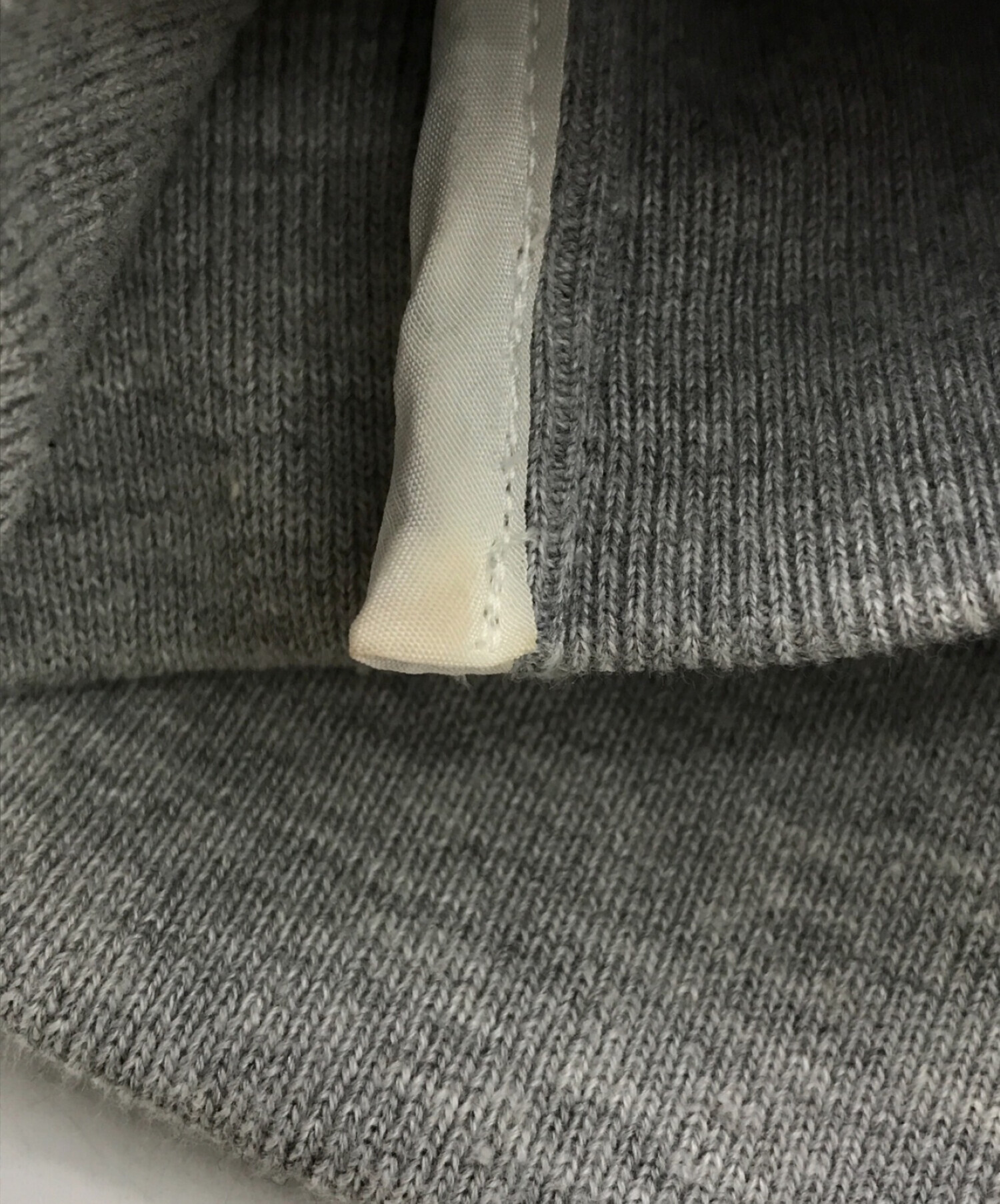 sacai (サカイ) NYLON TWILL MIX PULLOVER グレー サイズ:2